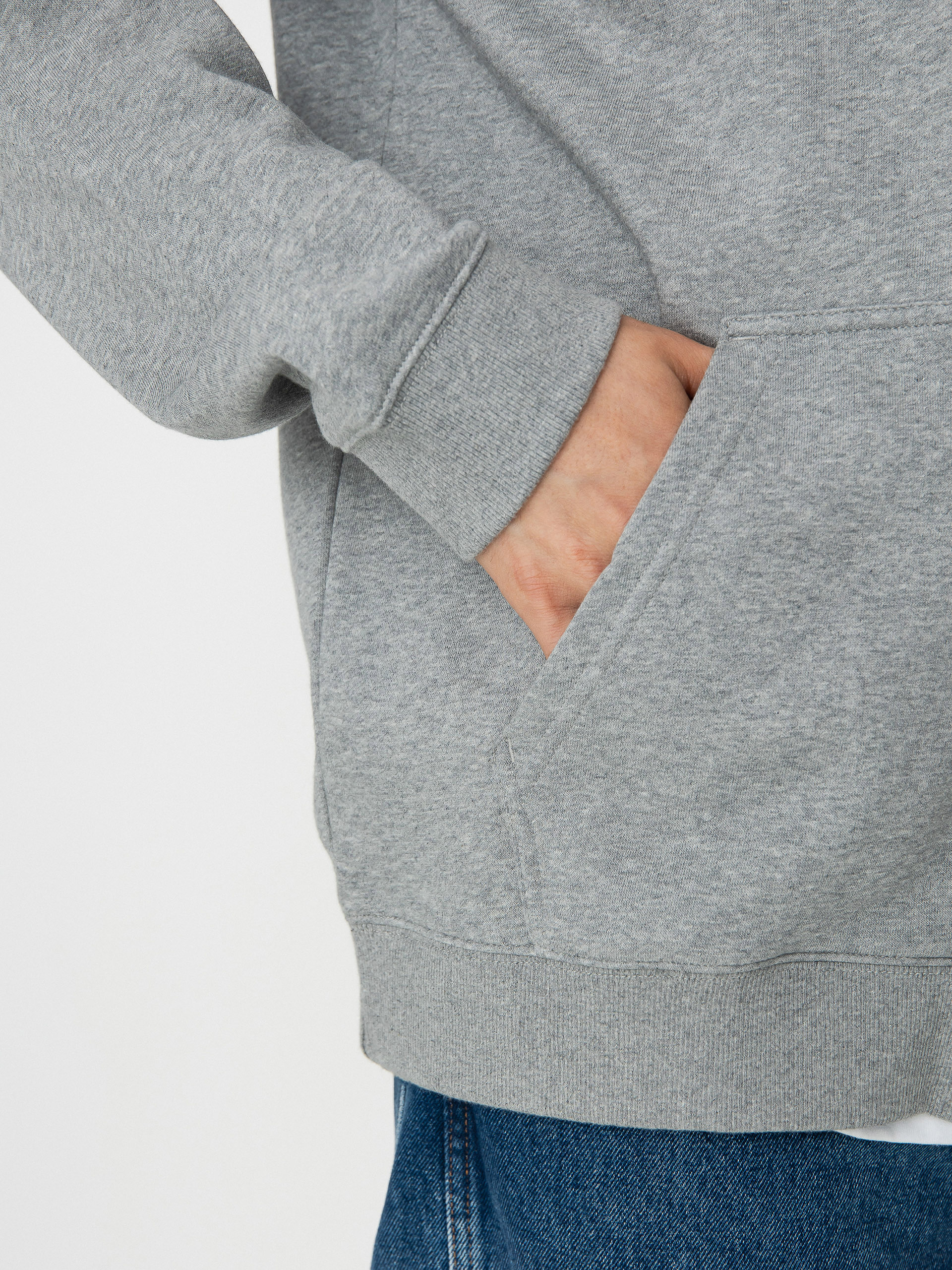 DC Baseline ZHD Kapucnis pulóver (medium grey heather)