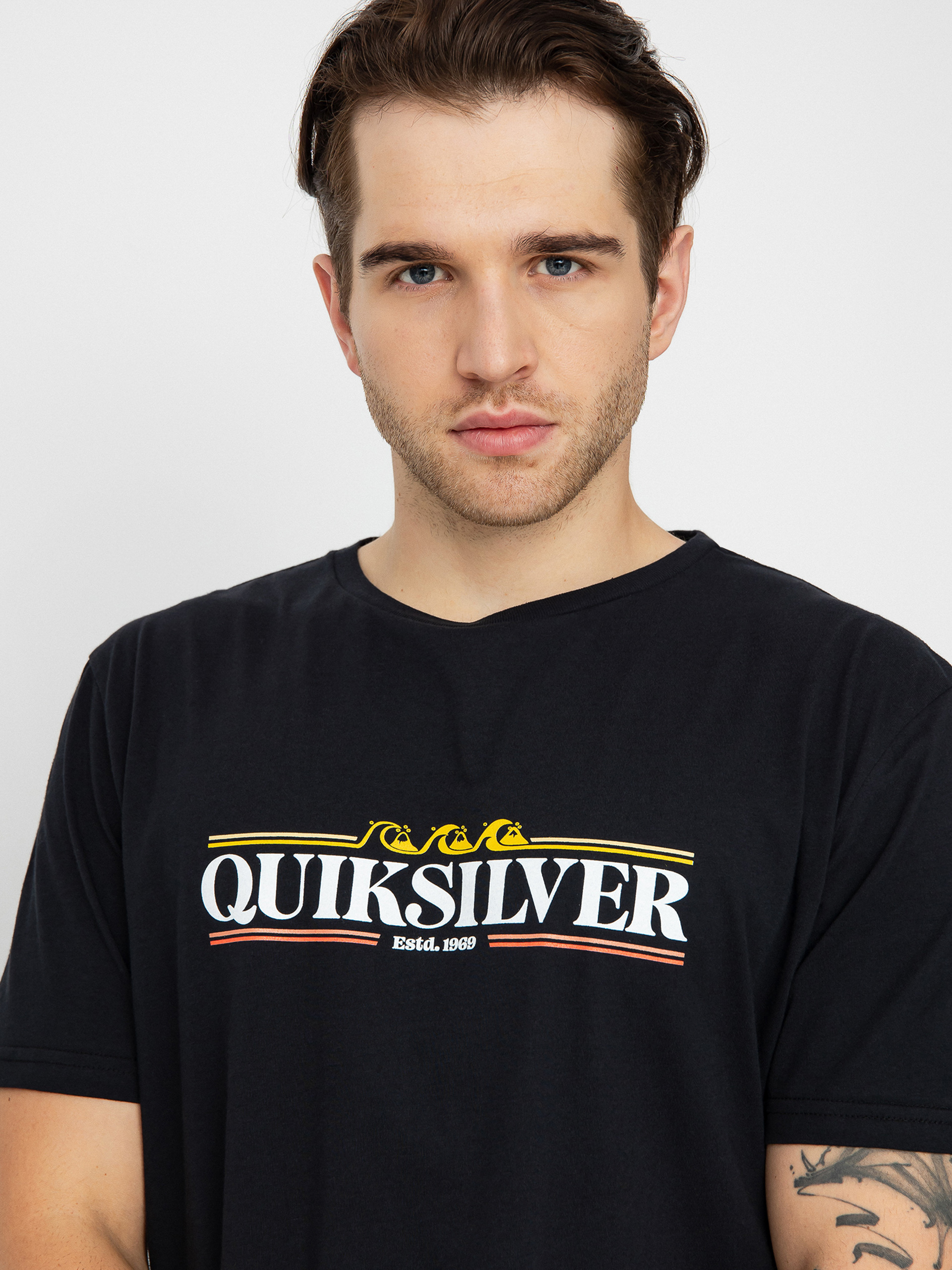 Quiksilver Gradient Line póló (black)