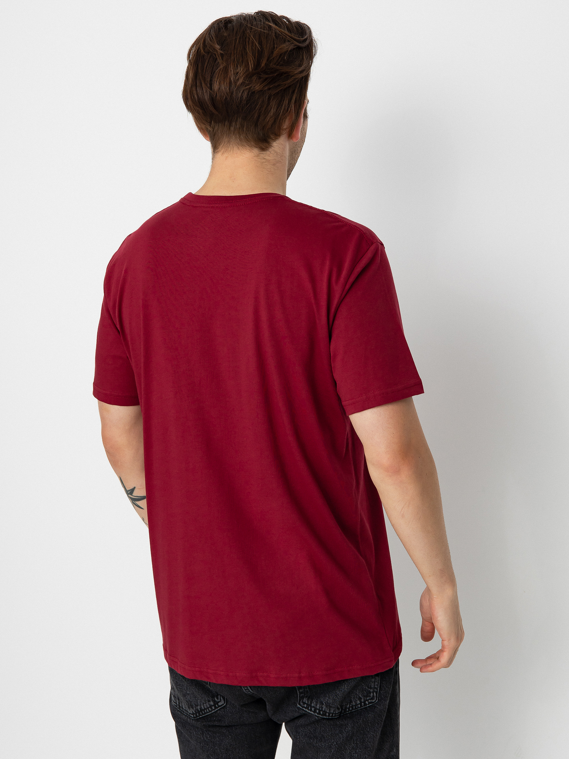 Quiksilver Circled Script Front póló (tibetan red)