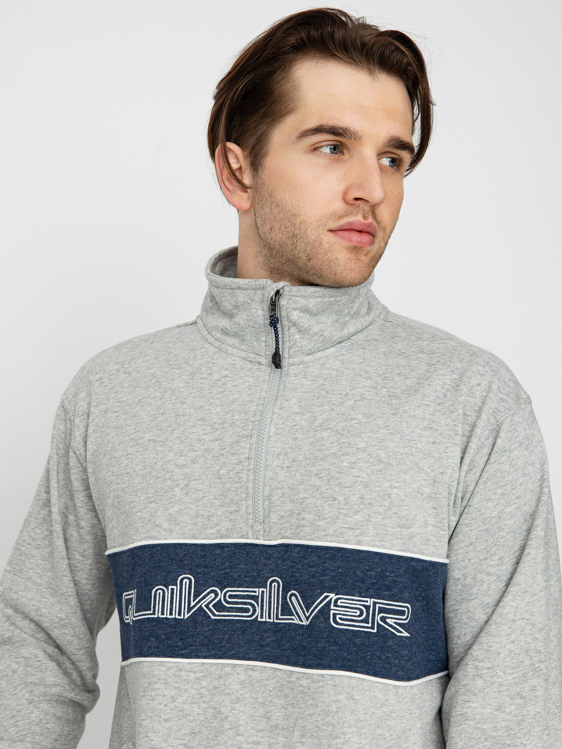 Quiksilver Bold Omni Pulóver (light grey heather)