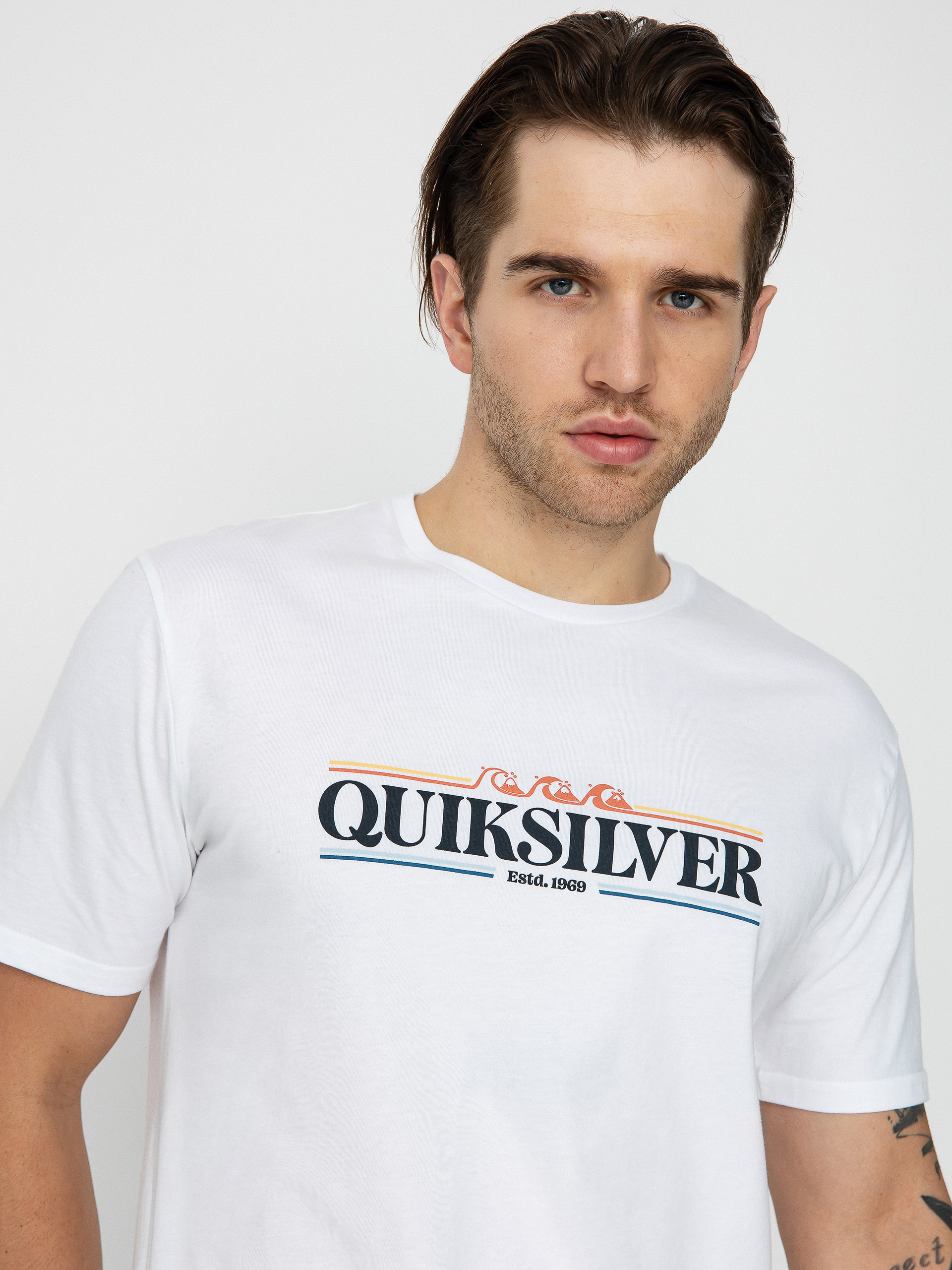 Quiksilver Gradient Line póló (white)