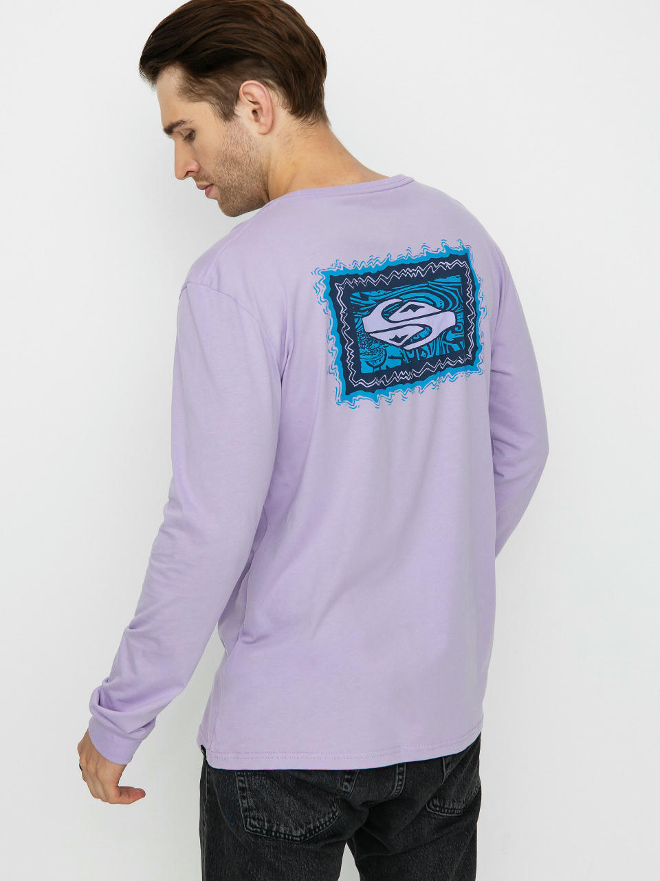 Quiksilver Taking Roots Hosszú ujjú felső (purple rose)