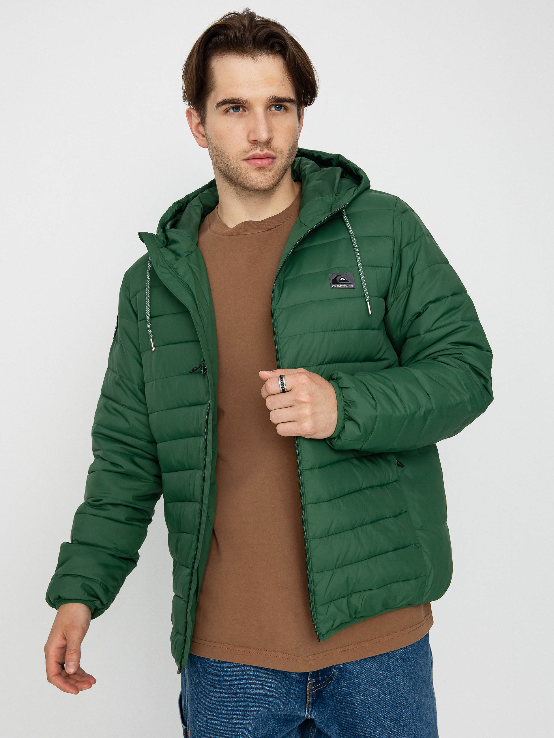 Quiksilver Scaly Hood Dzseki (greener pastures)