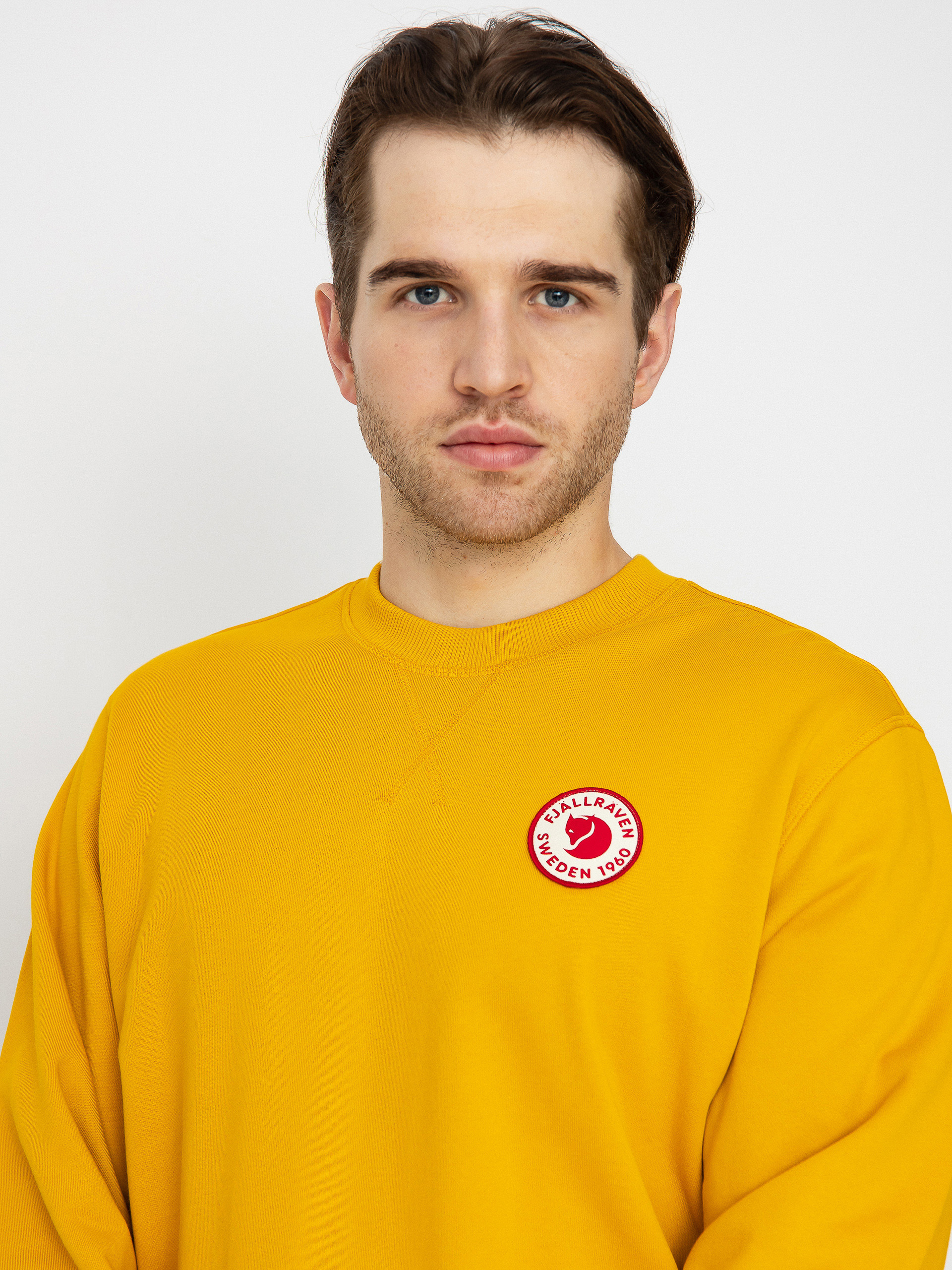 Fjallraven 1960 Logo Badge Pulóver (mustard yellow)