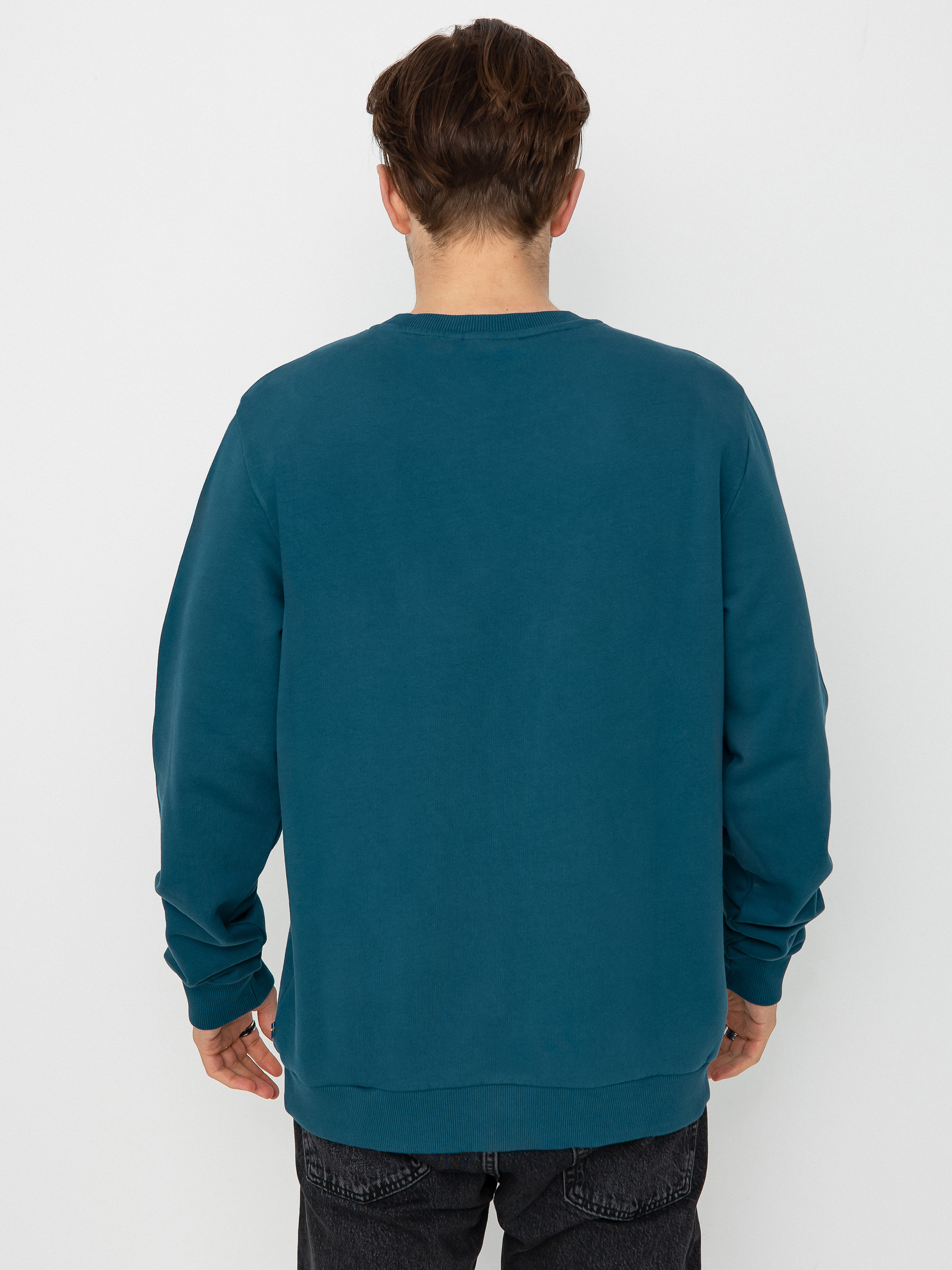 Fjallraven Logo Pulóver (deep sea)