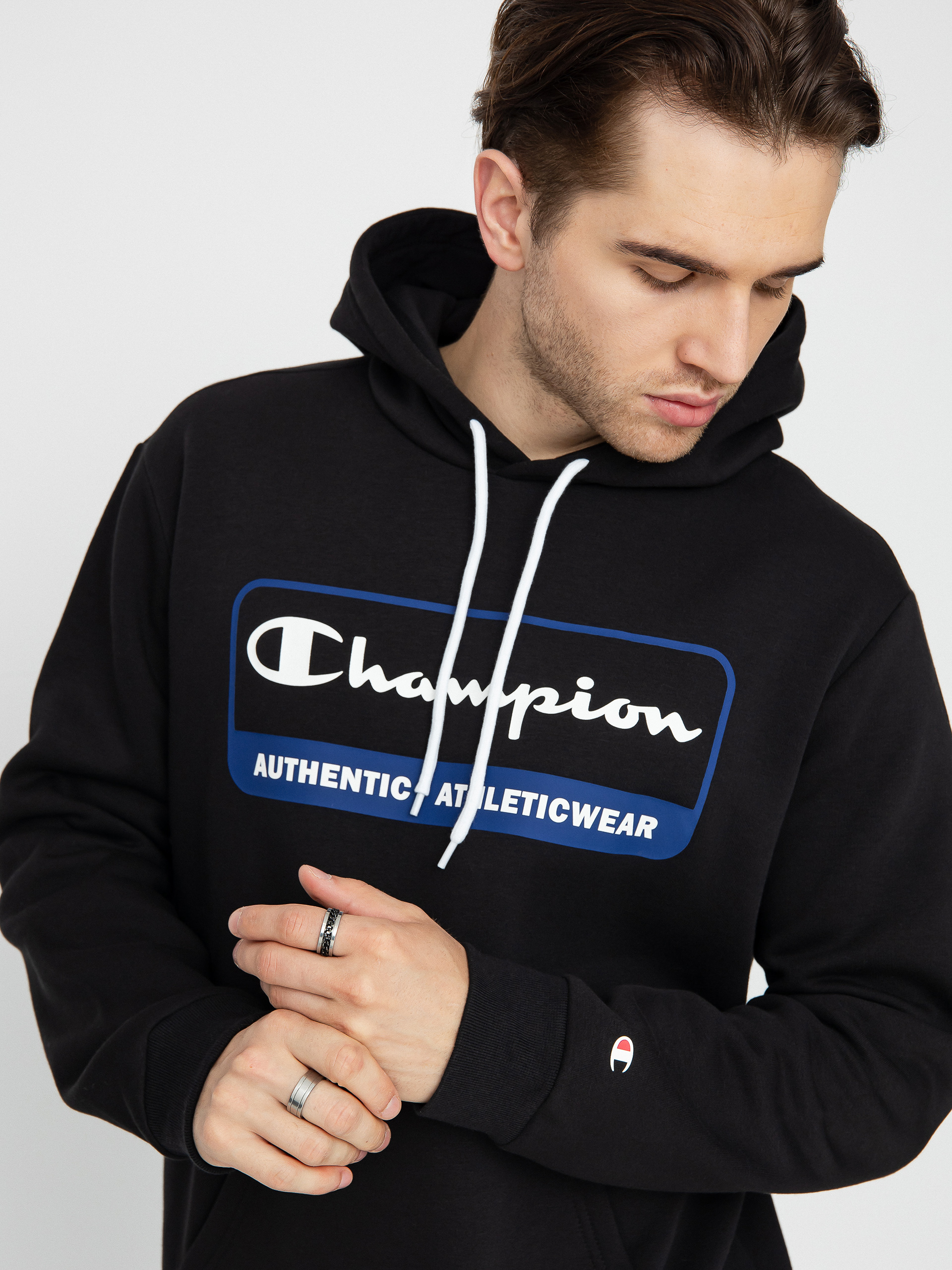 Champion Legacy Hooded Sweatshirt 219161 HD Kapucnis pulóver (nbk)