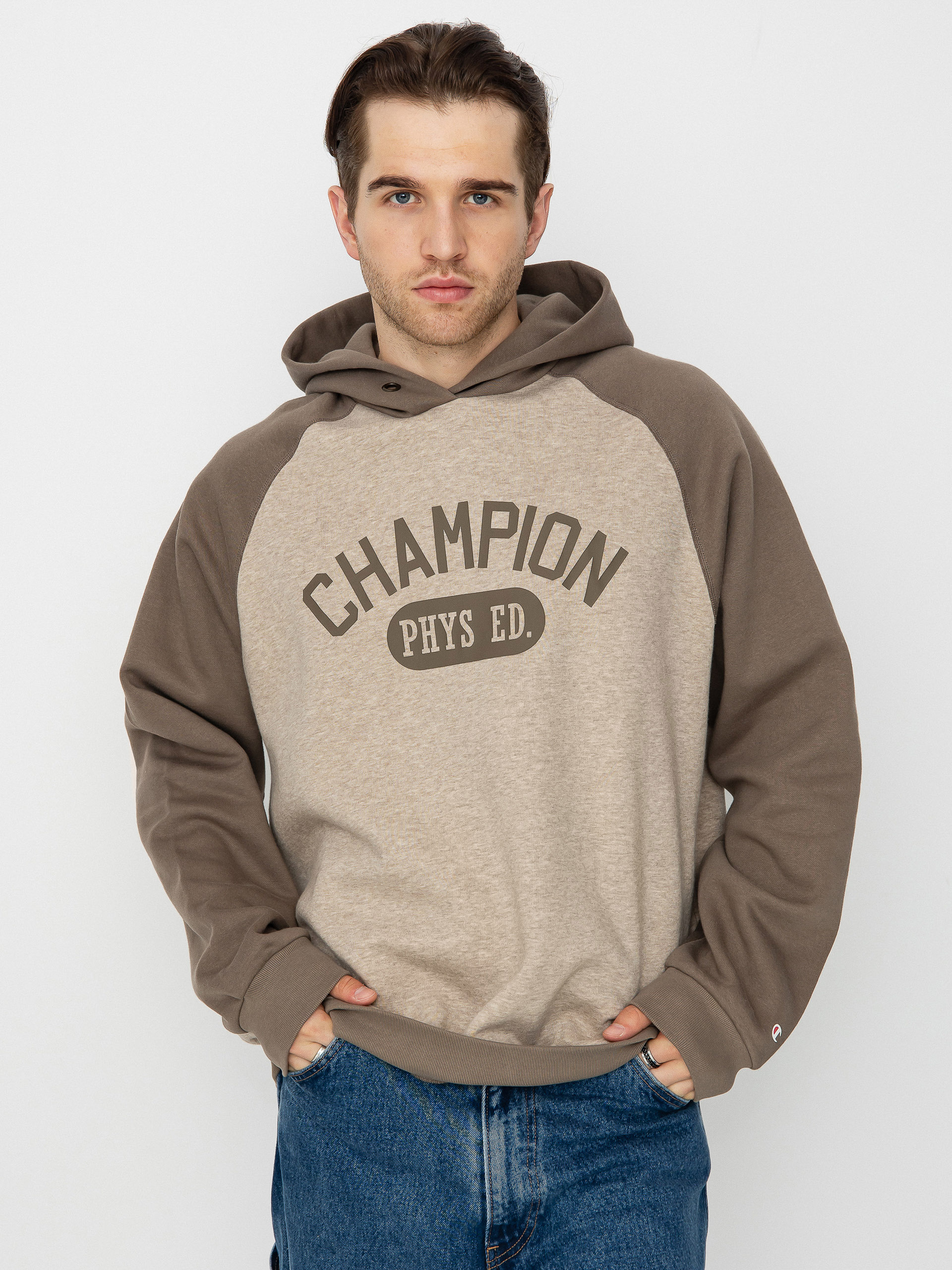 Champion Legacy Hooded Sweatshirt 219169 HD Kapucnis pulóver (mdnm/lhb)