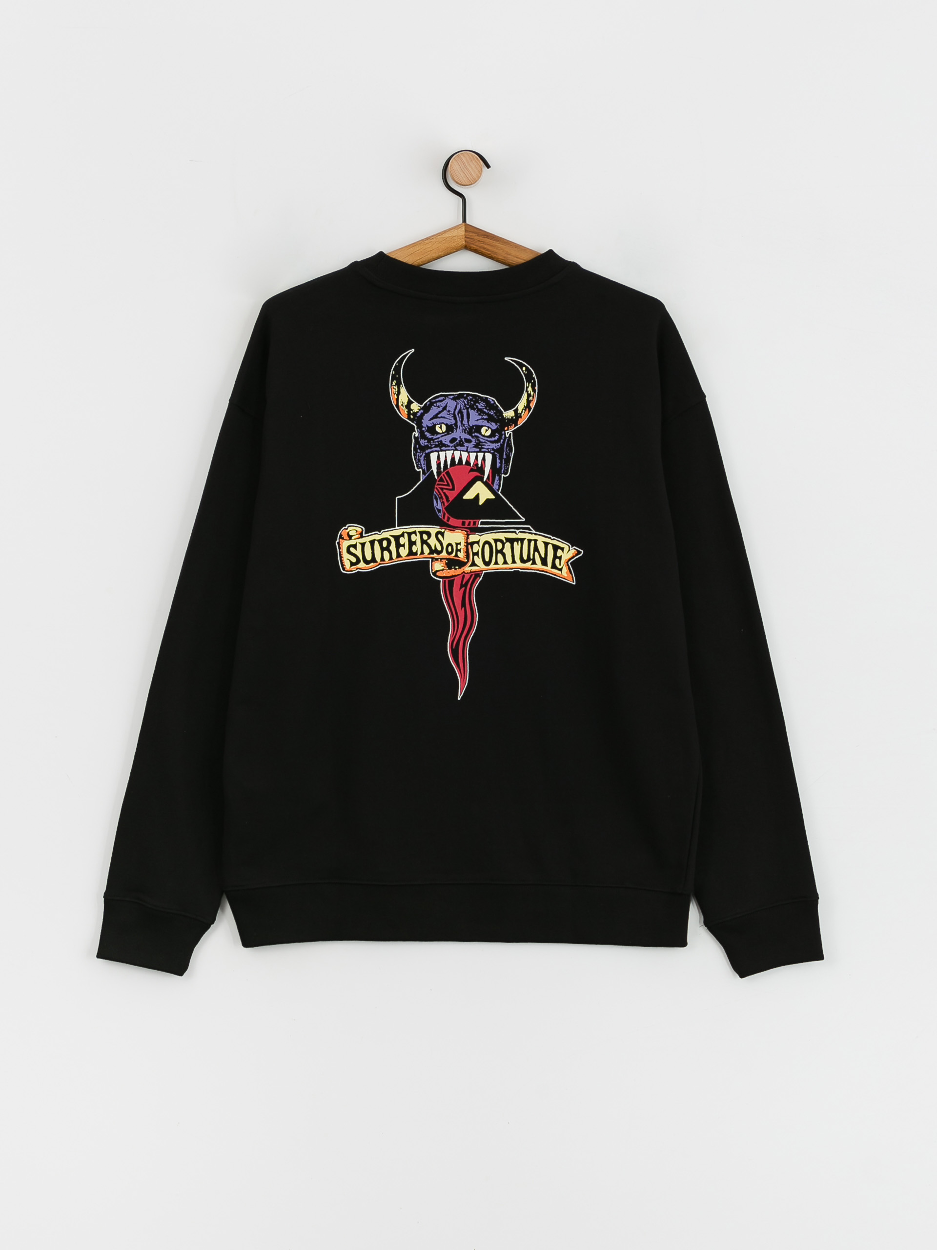 Quiksilver Sof Crew Pulóver (black)