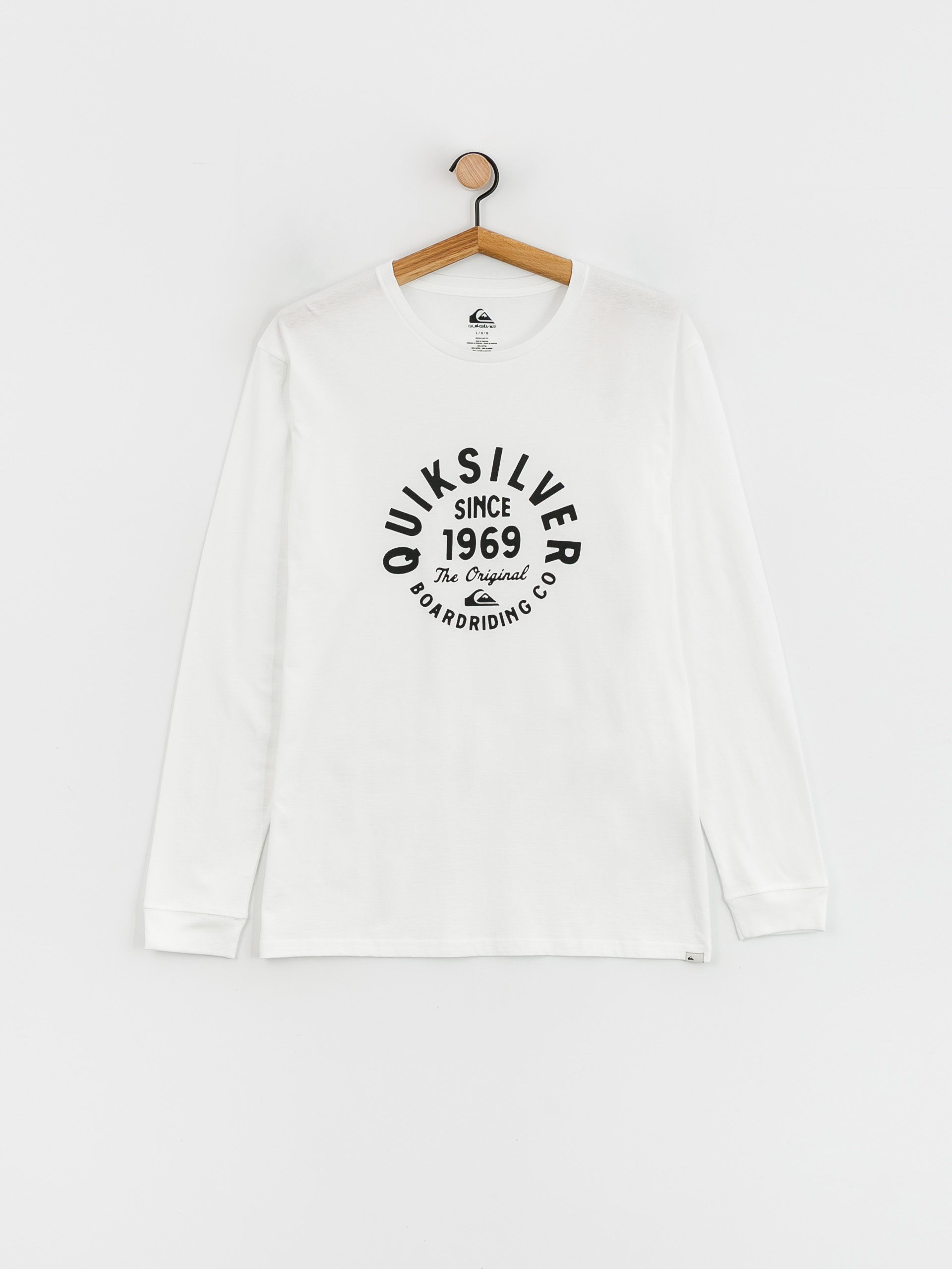 Quiksilver Circled Script Front Hosszú ujjú felső (white)