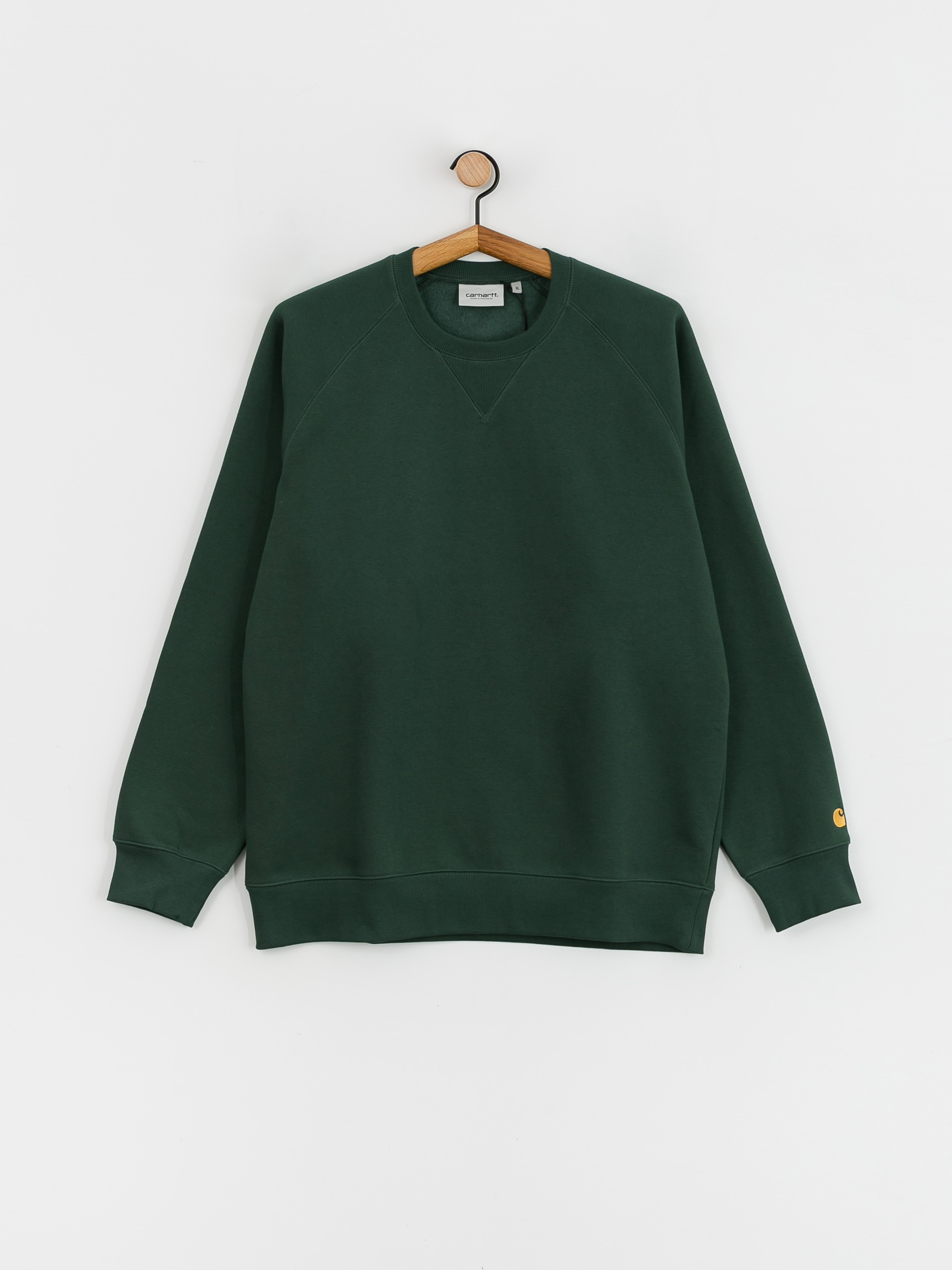 Carhartt WIP Chase Pulóver (discovery green/gold)