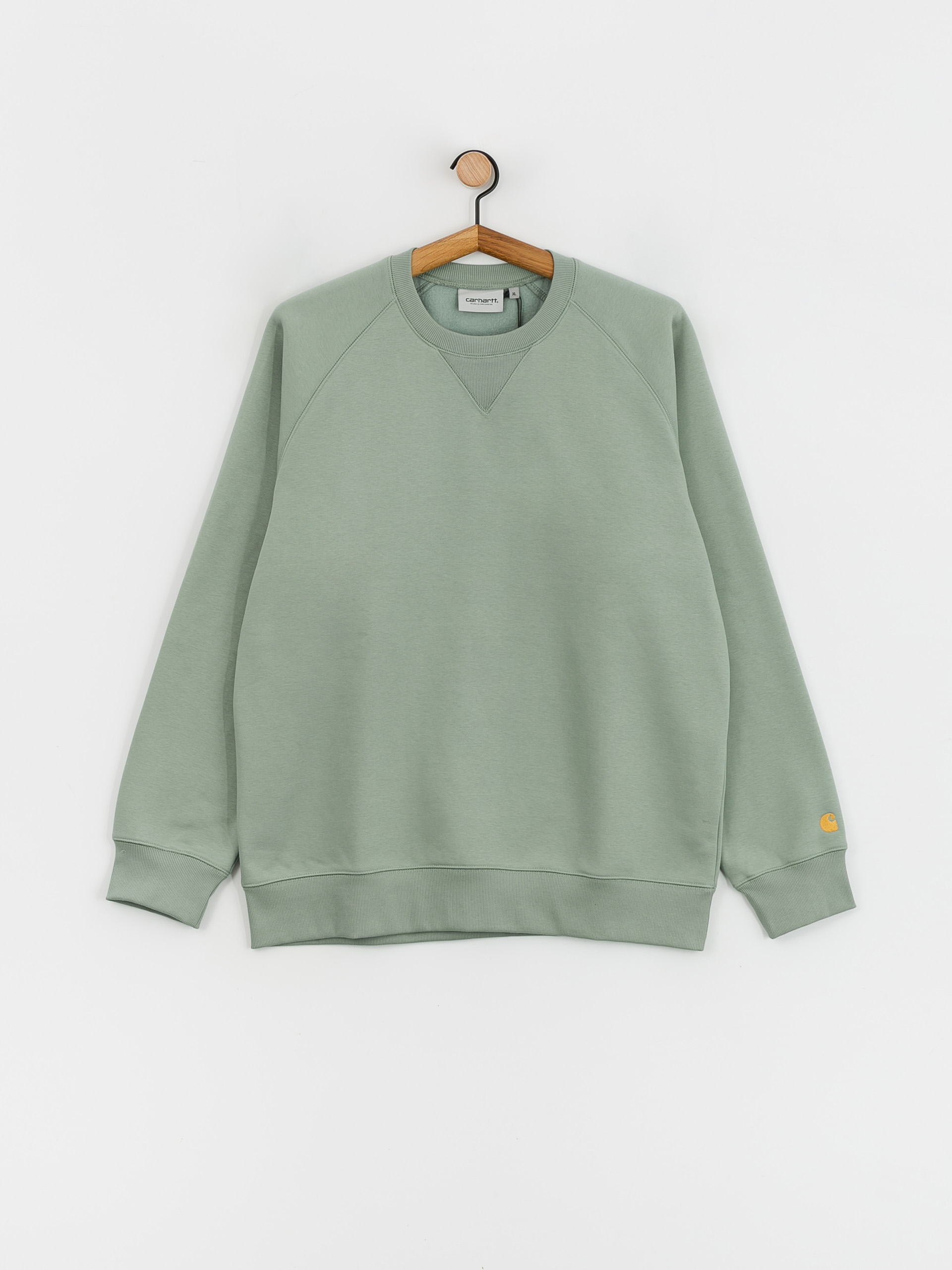 Carhartt WIP Chase Pulóver (glassy teal/gold)