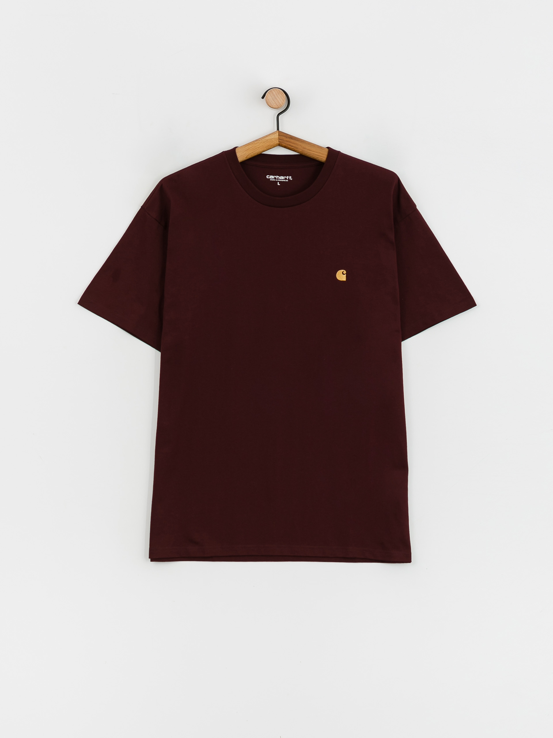 Carhartt WIP Chase póló (amarone/gold)