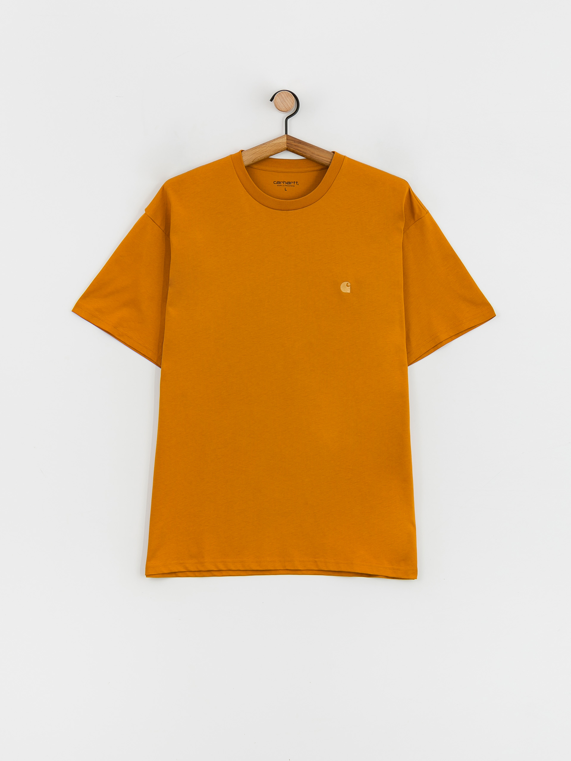 Carhartt WIP Chase póló (buckthorn/gold)