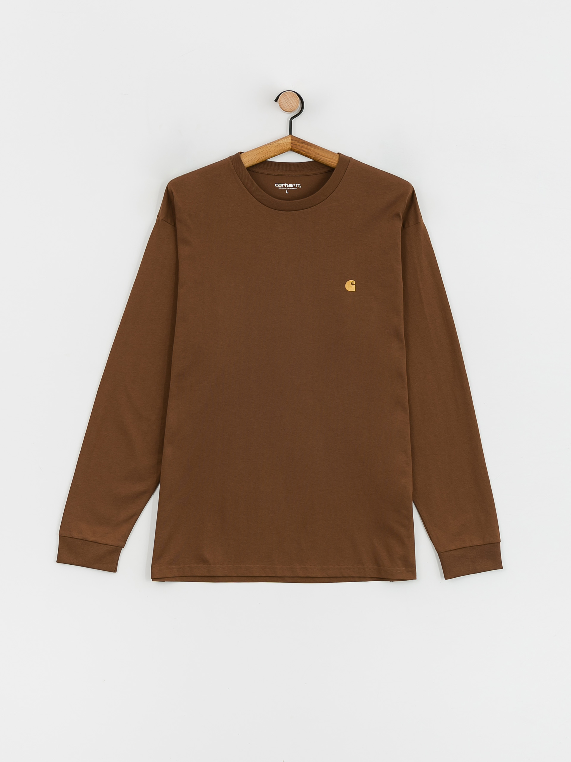 Carhartt WIP Chase Hosszú ujjú felső (tamarind/gold)