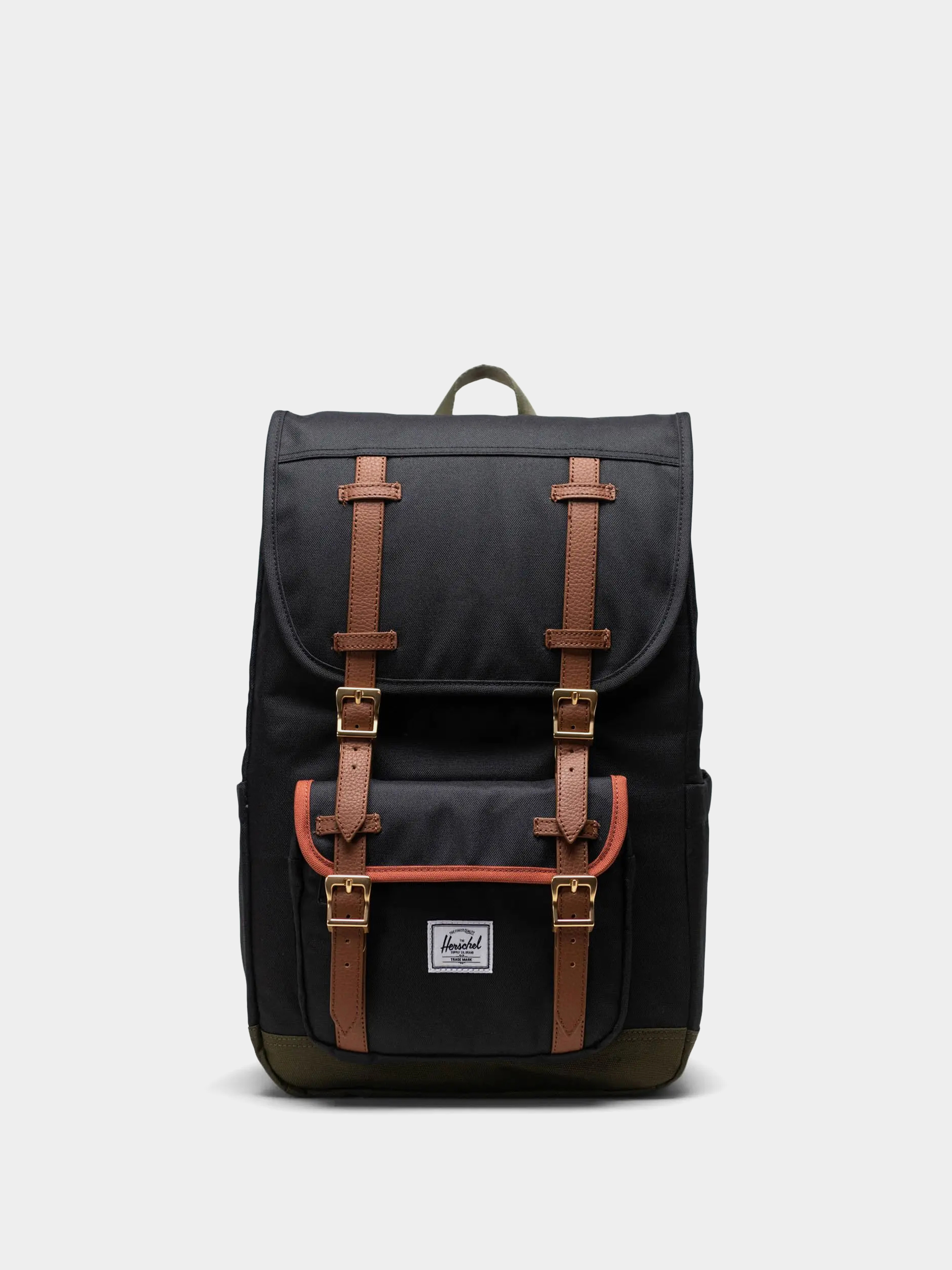 Herschel Supply Co. Little America Mid Hátizsák (black/ivy green/chutney)