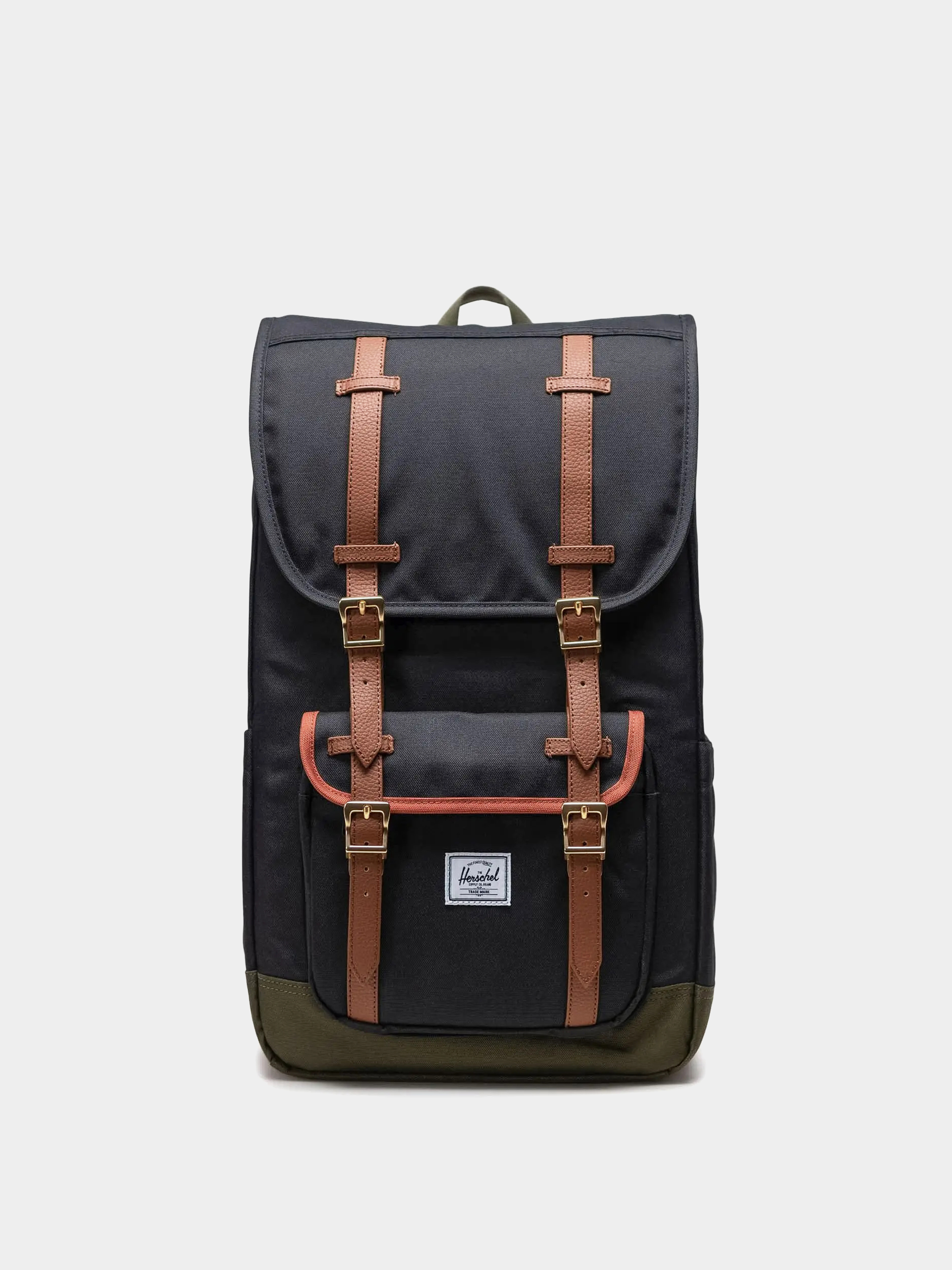 Herschel Supply Co. Little America Hátizsák (black/ivy green/chutney)