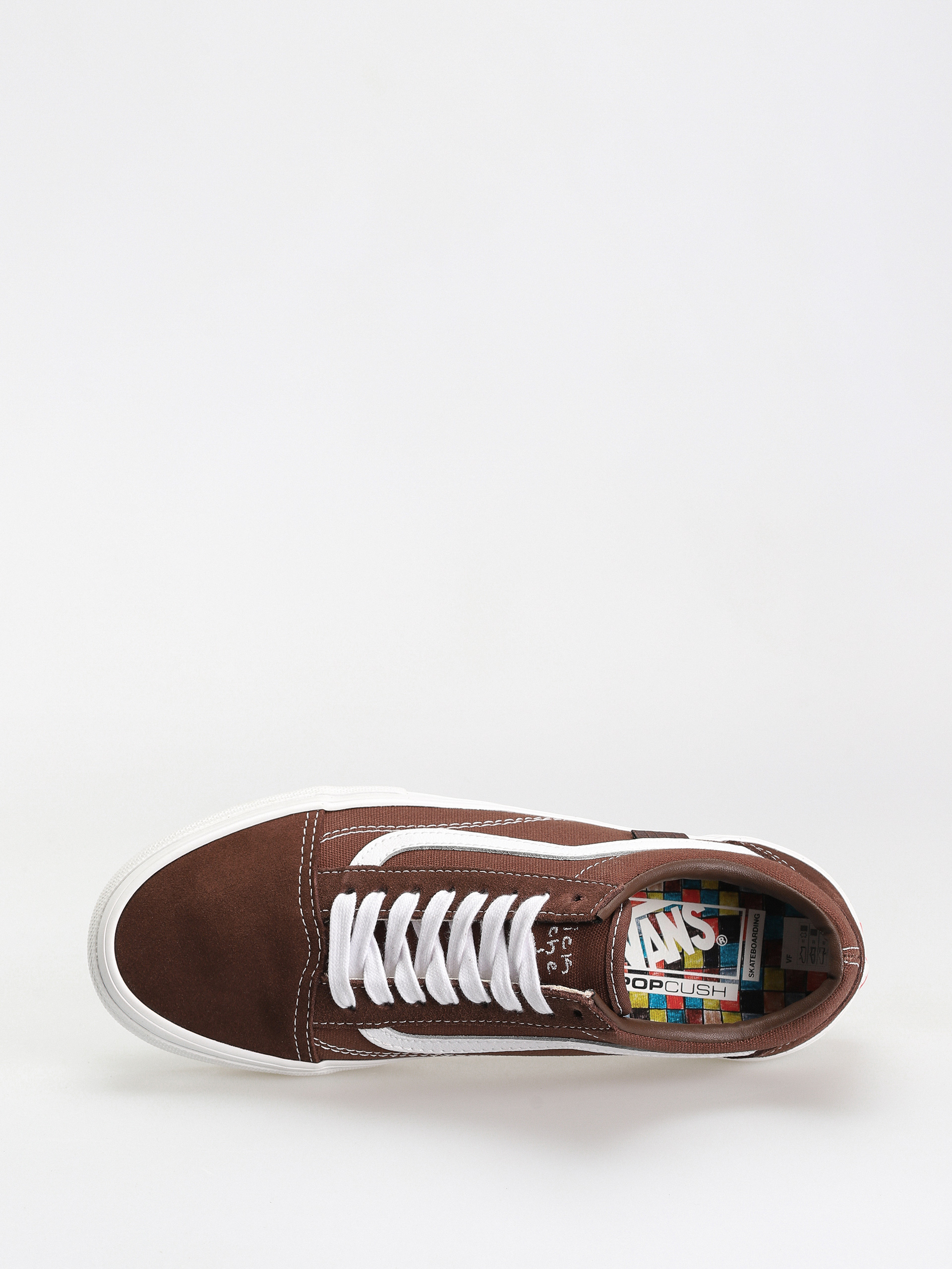 Vans Skate Old Skool Cipők (nick michel brown/white)