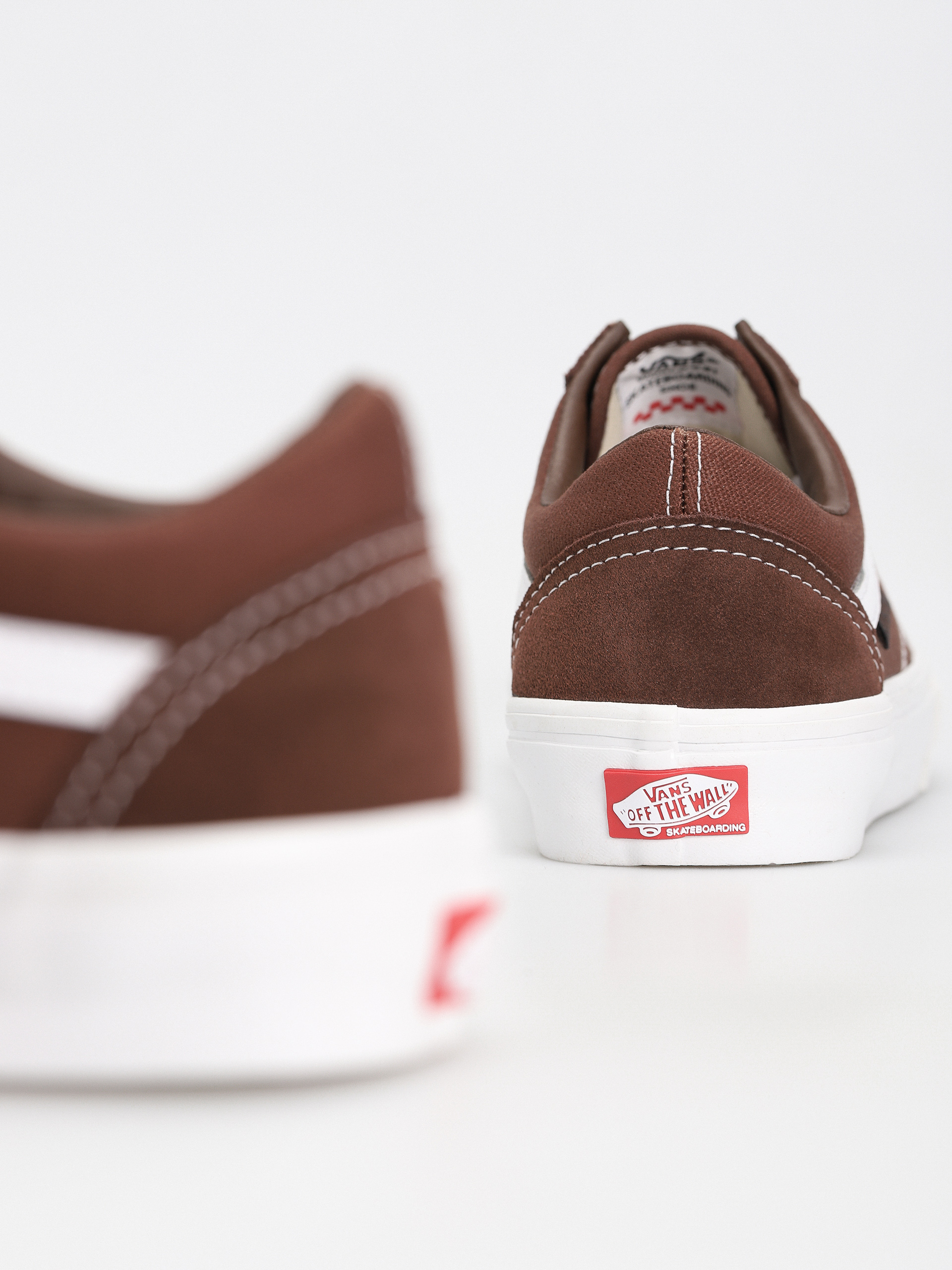 Vans Skate Old Skool Cipők (nick michel brown/white)