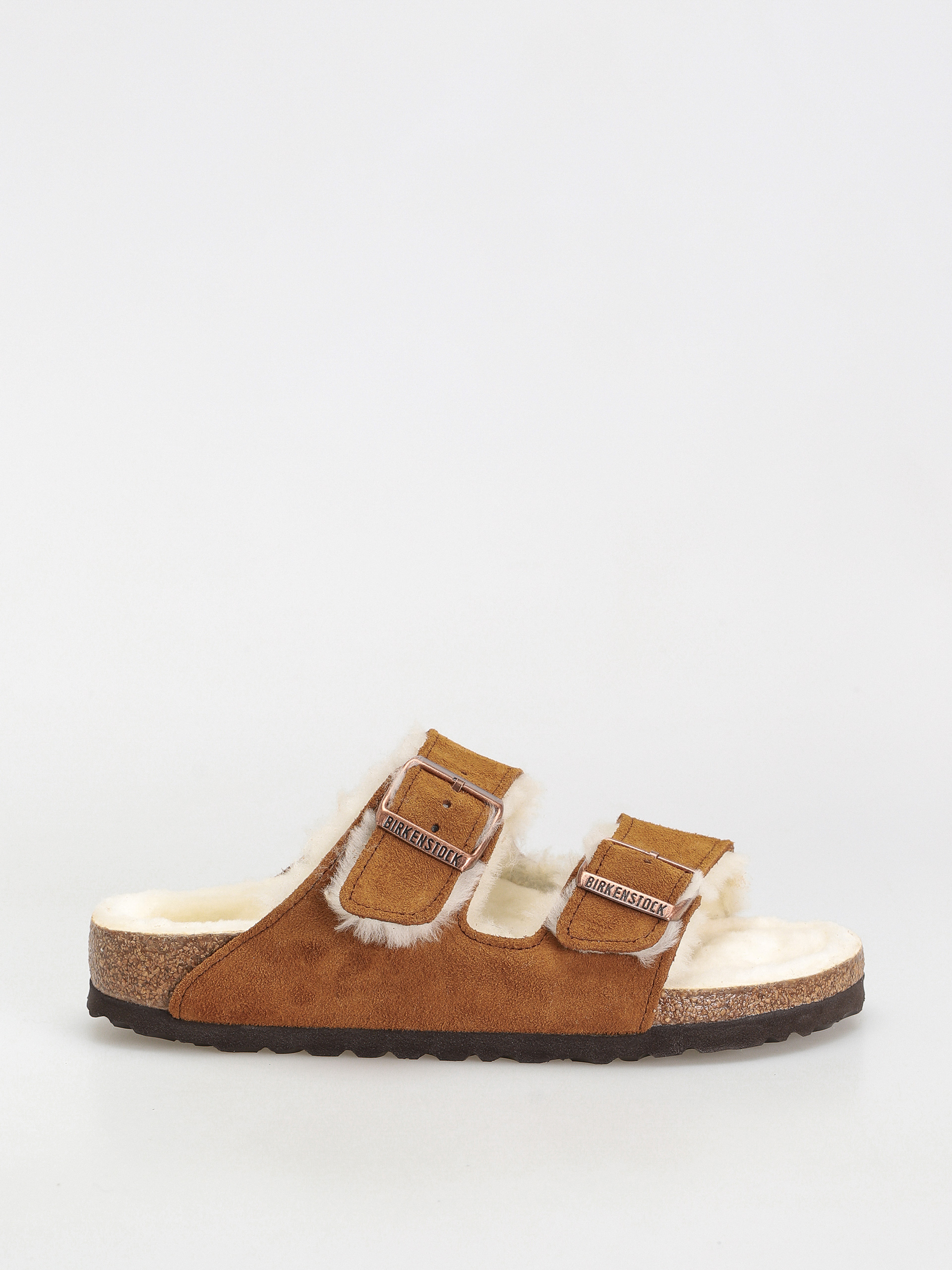 Birkenstock Arizona Suede Leather Narrow Flip-flop papucsok Wmn (mink)
