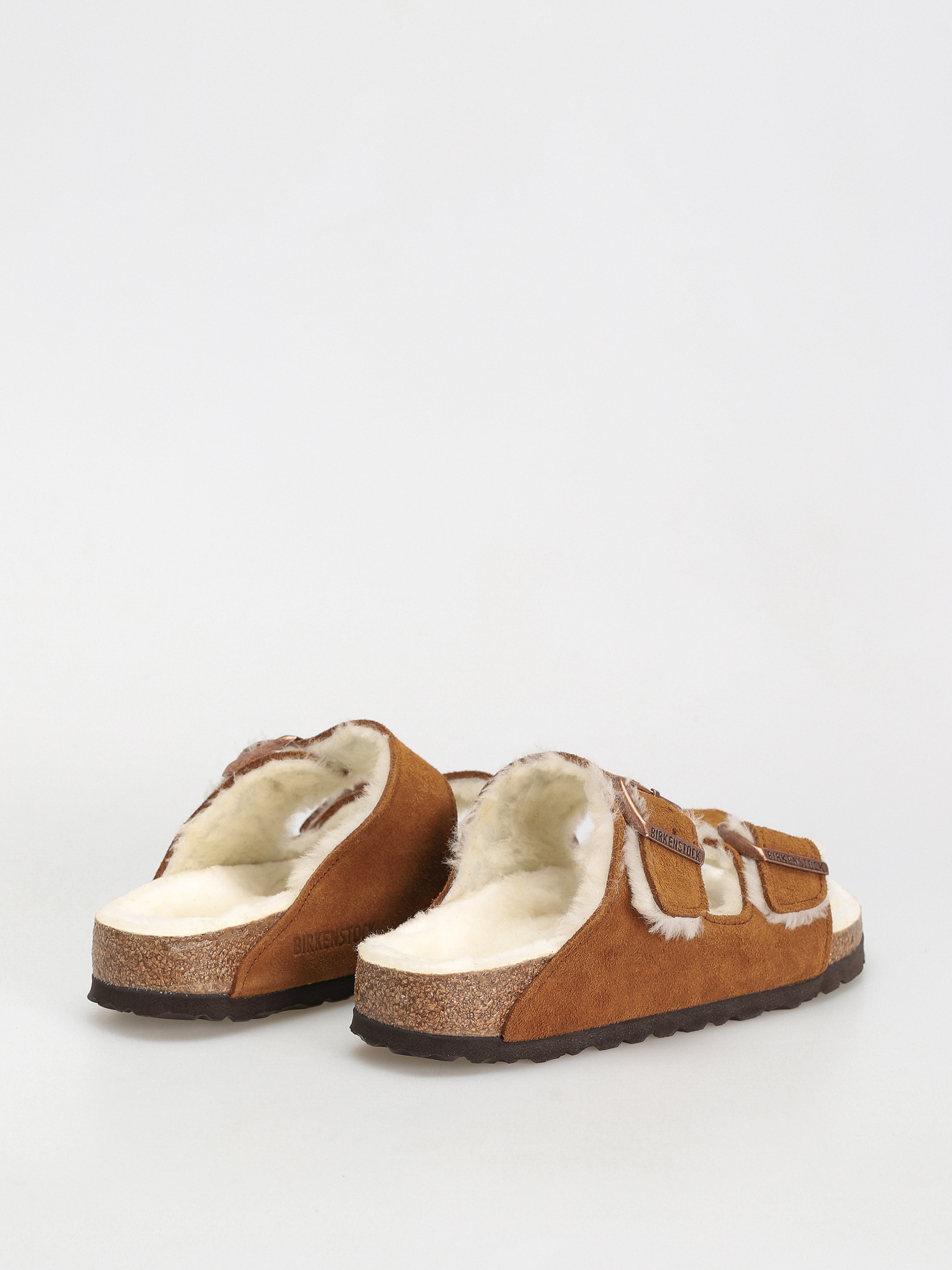 Birkenstock Arizona Suede Leather Narrow Flip-flop papucsok Wmn (mink)
