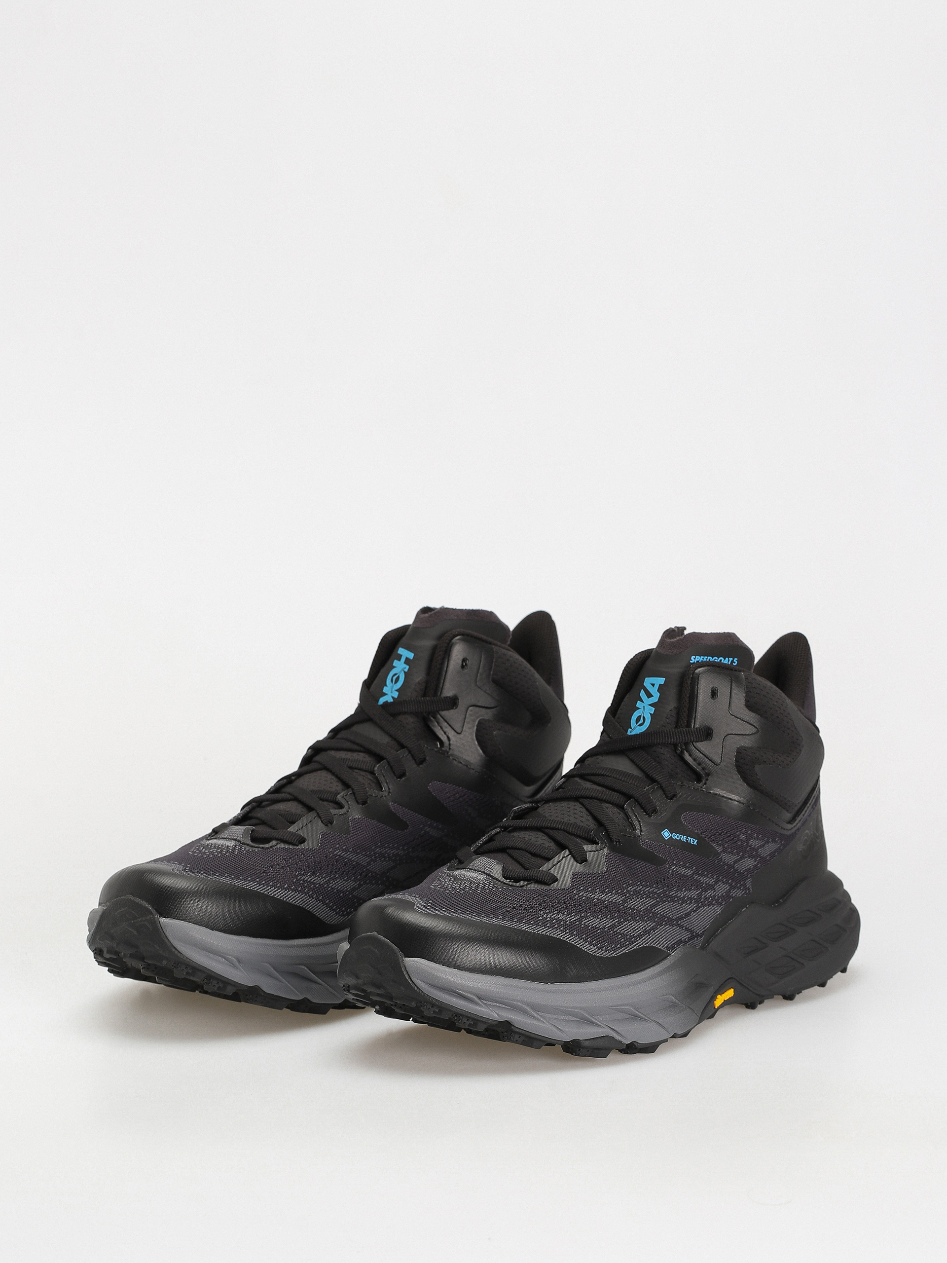 Hoka Speedgoat 5 Mid GTX Cipők (black/black)