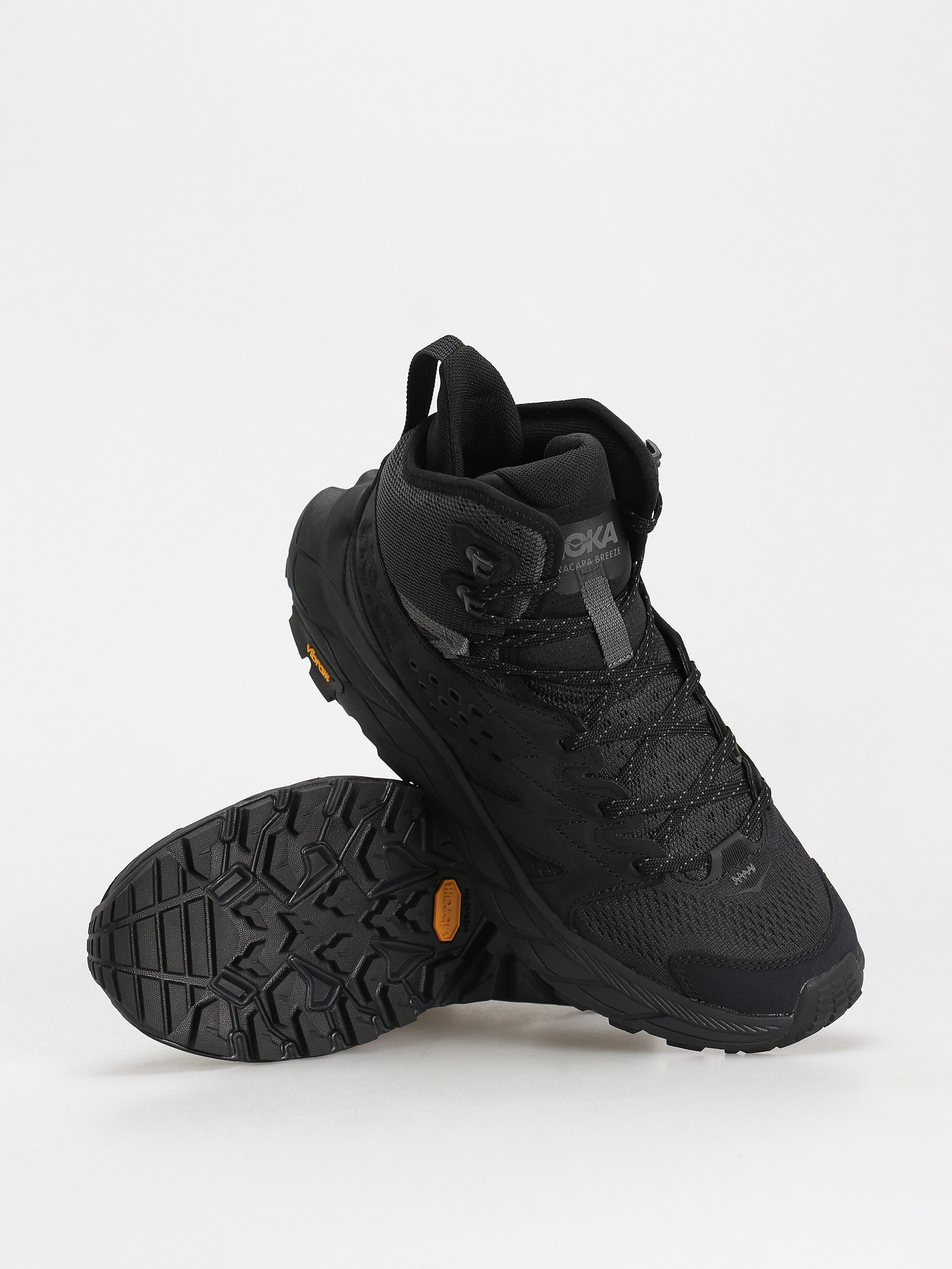 Hoka Anacapa Breeze Mid Cipők (black/black)