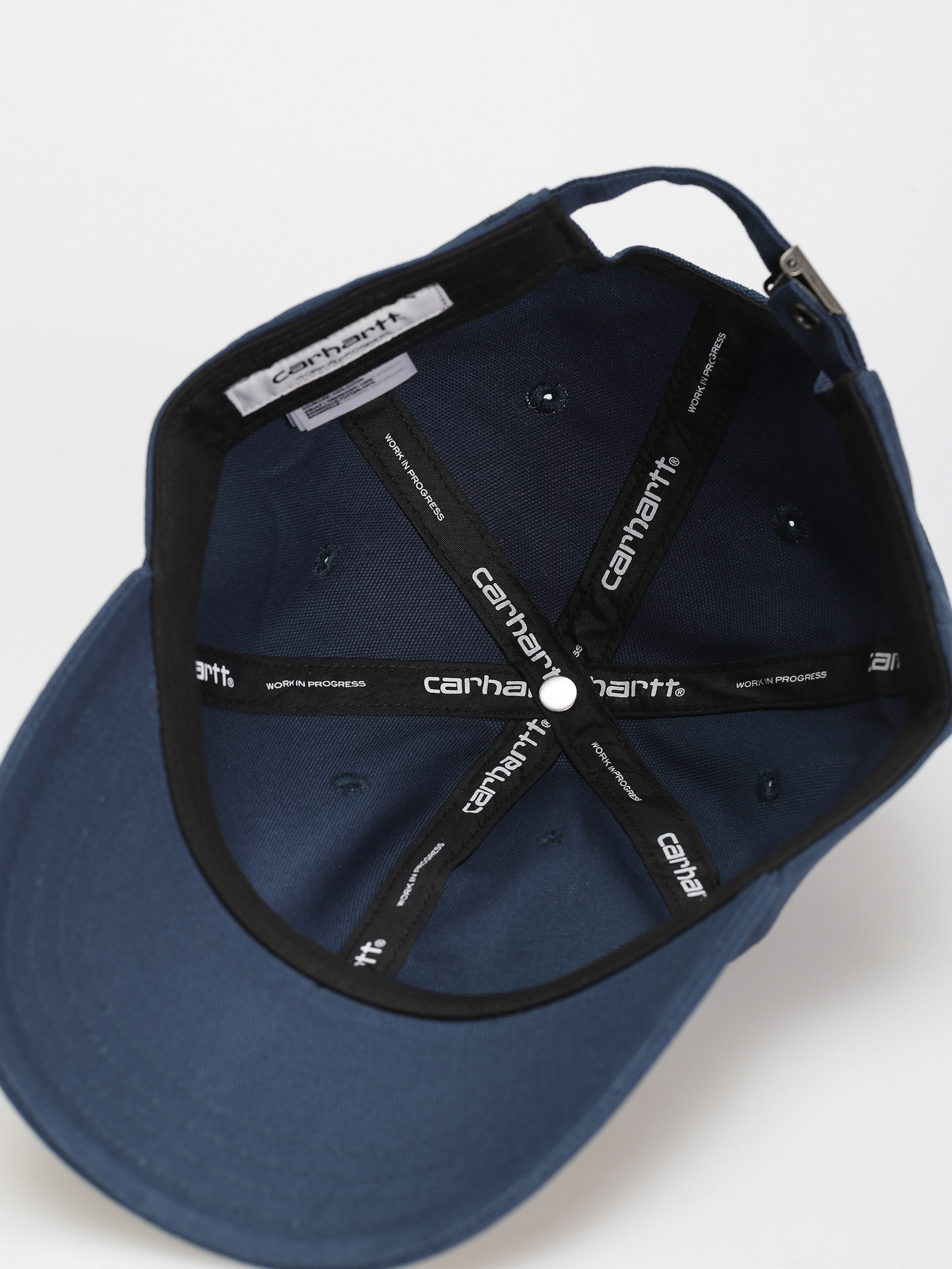 Carhartt WIP Canvas Script Baseball sapka (squid/salt)