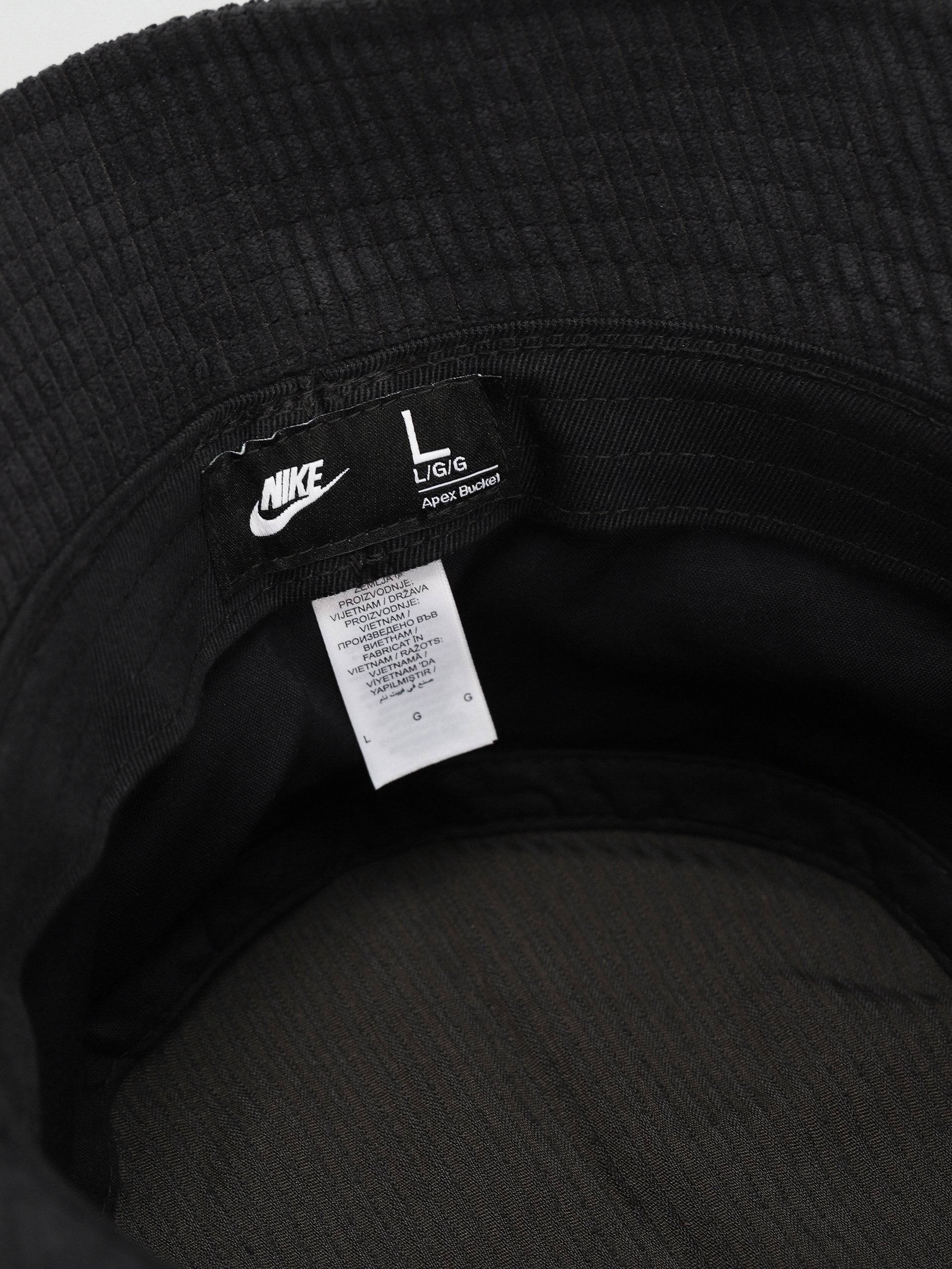 Nike SB Apex Sq Cord L Kalap (black/black)