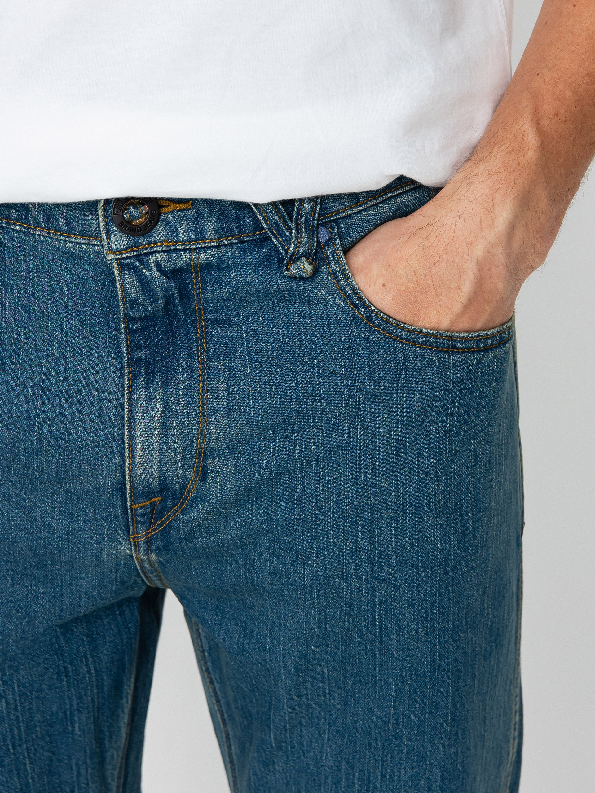 Volcom Modown Denim Kisnadrág (aged indigo)