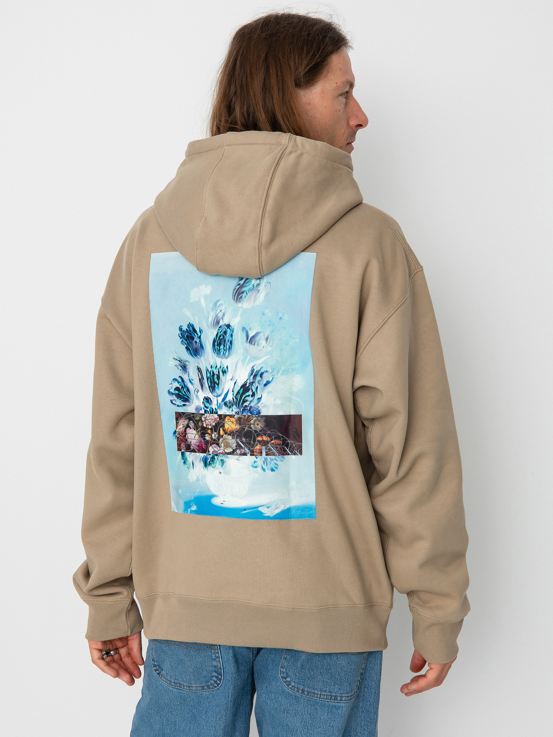 Nike SB Dstrtd Glmr GFX Pulóver (khaki)