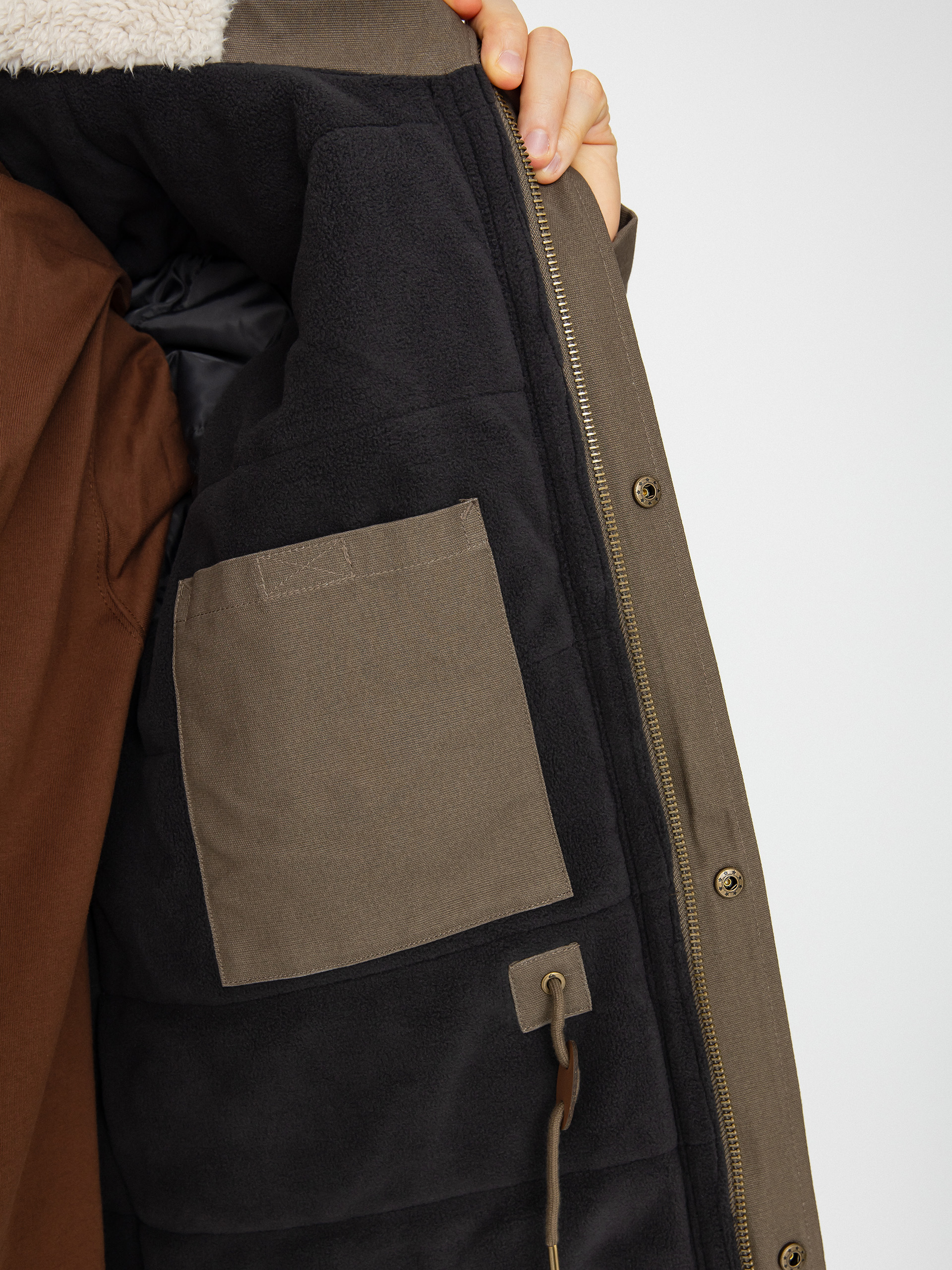 Quiksilver Long Trip Dzseki (major brown)