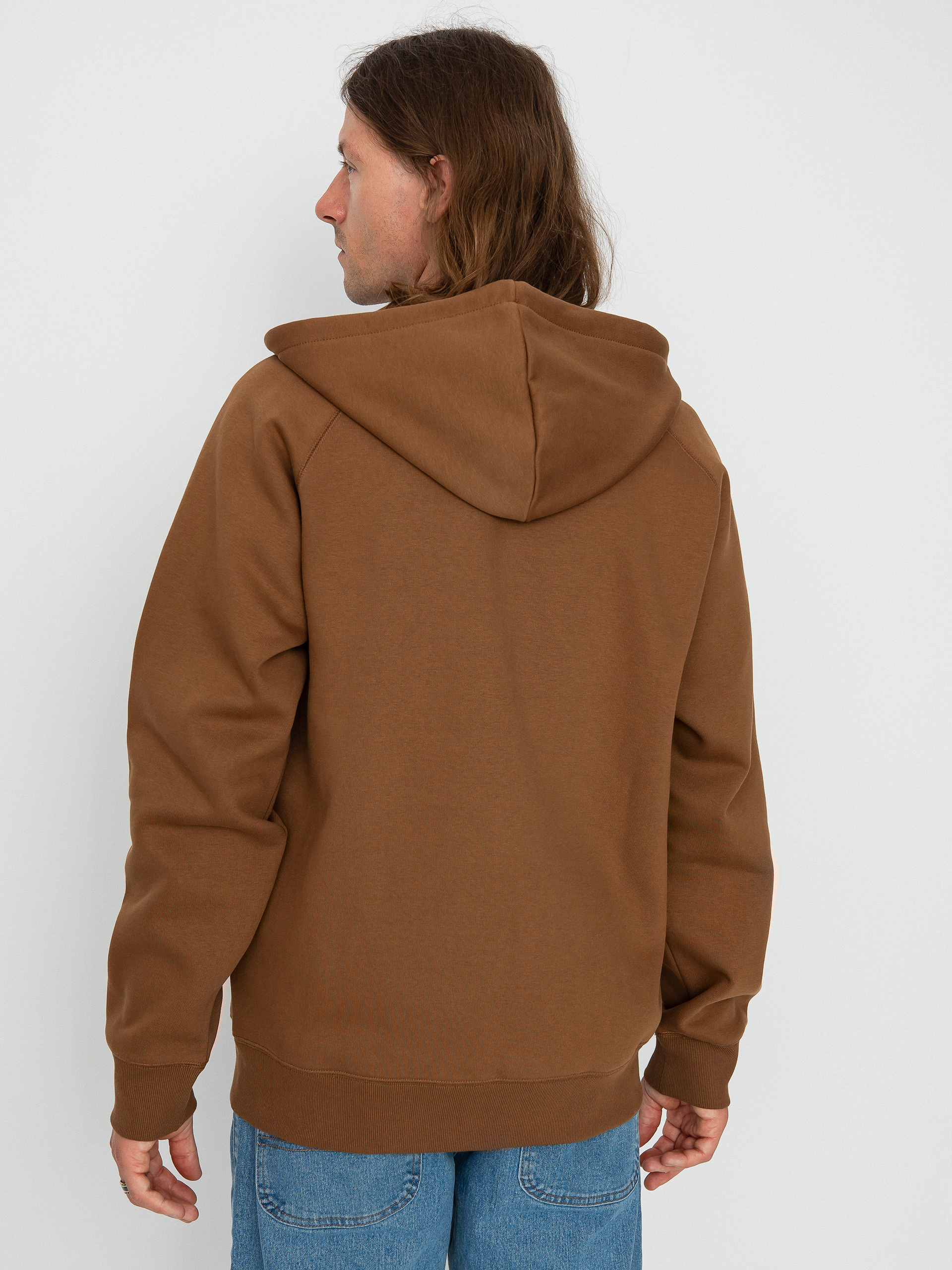 Carhartt WIP Chase ZHD Kapucnis pulóver (tamarind/gold)