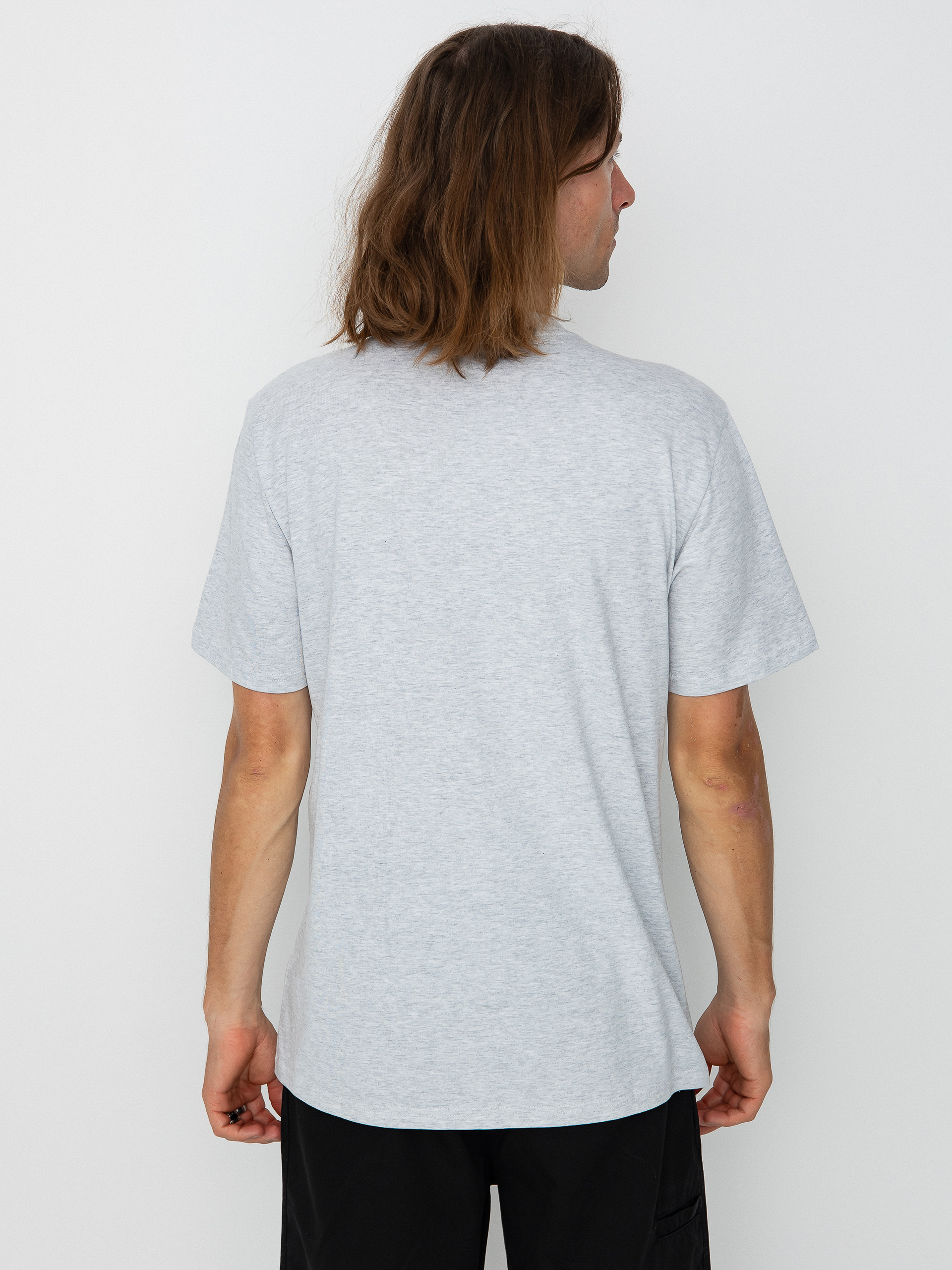 Carhartt WIP Script póló (ash heather/liberty)