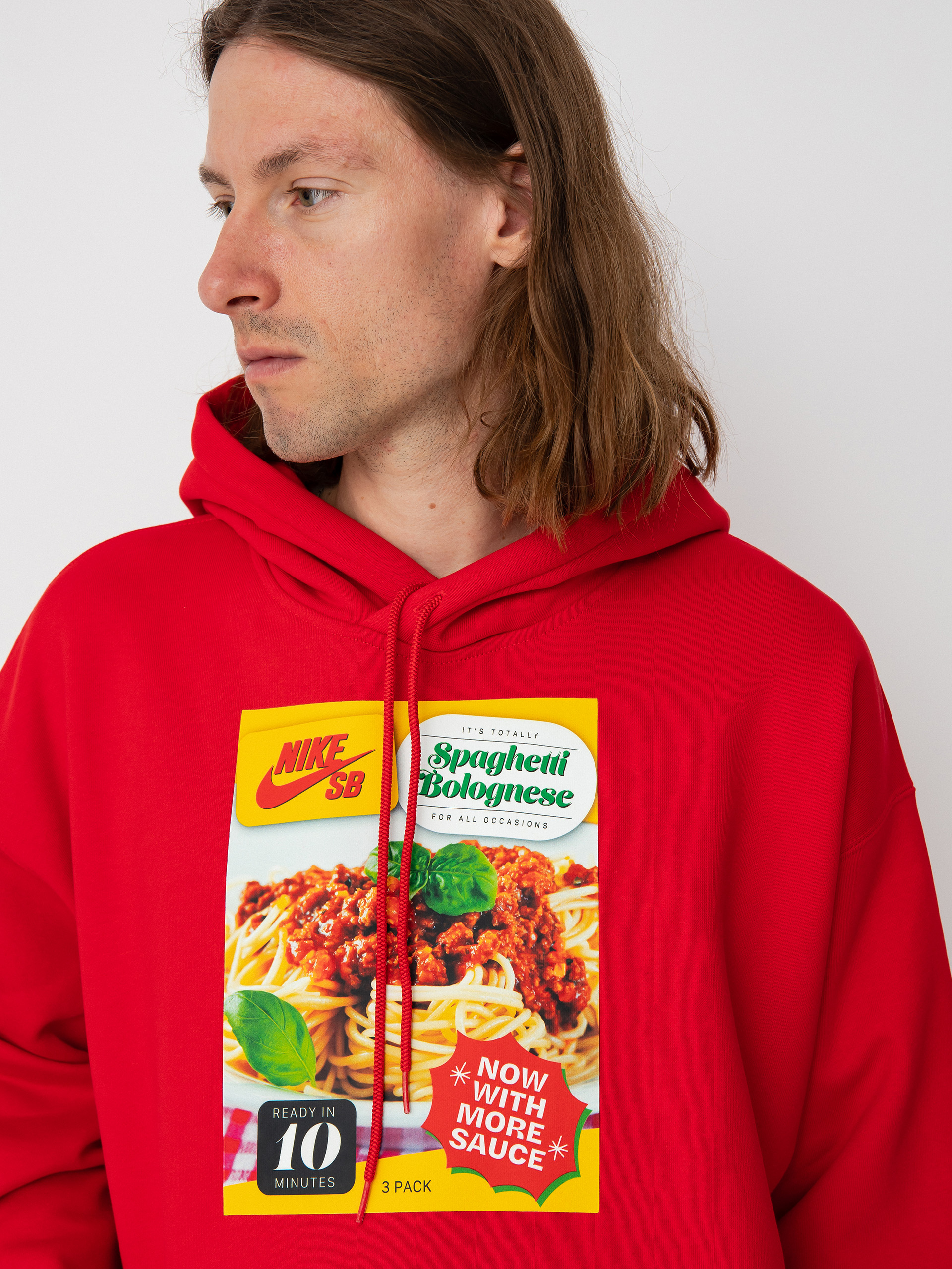 Nike SB Slowburn GFX HD Kapucnis pulóver (university red)