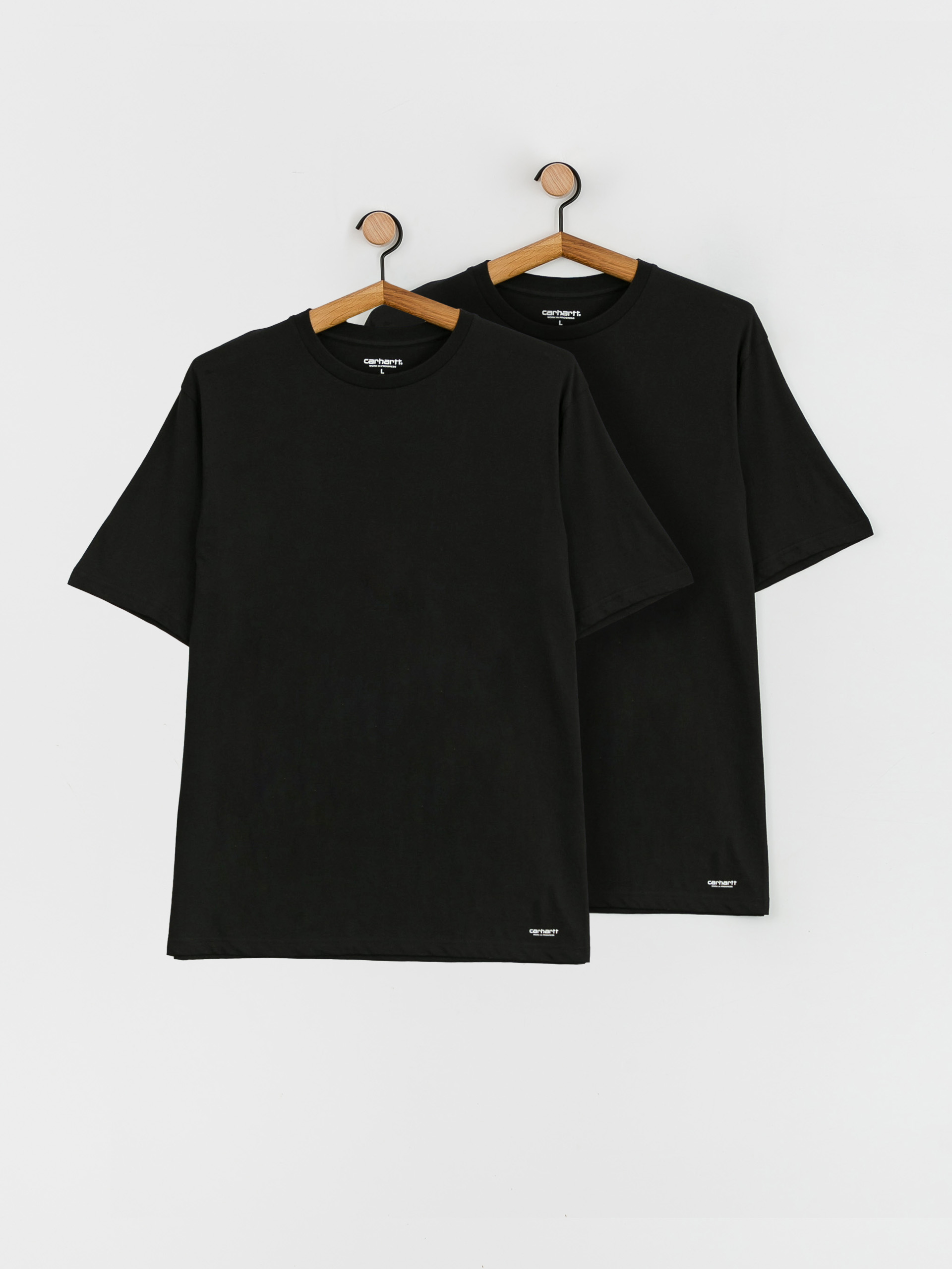 Carhartt WIP Standard Crew Neck 2-pack póló (black black)