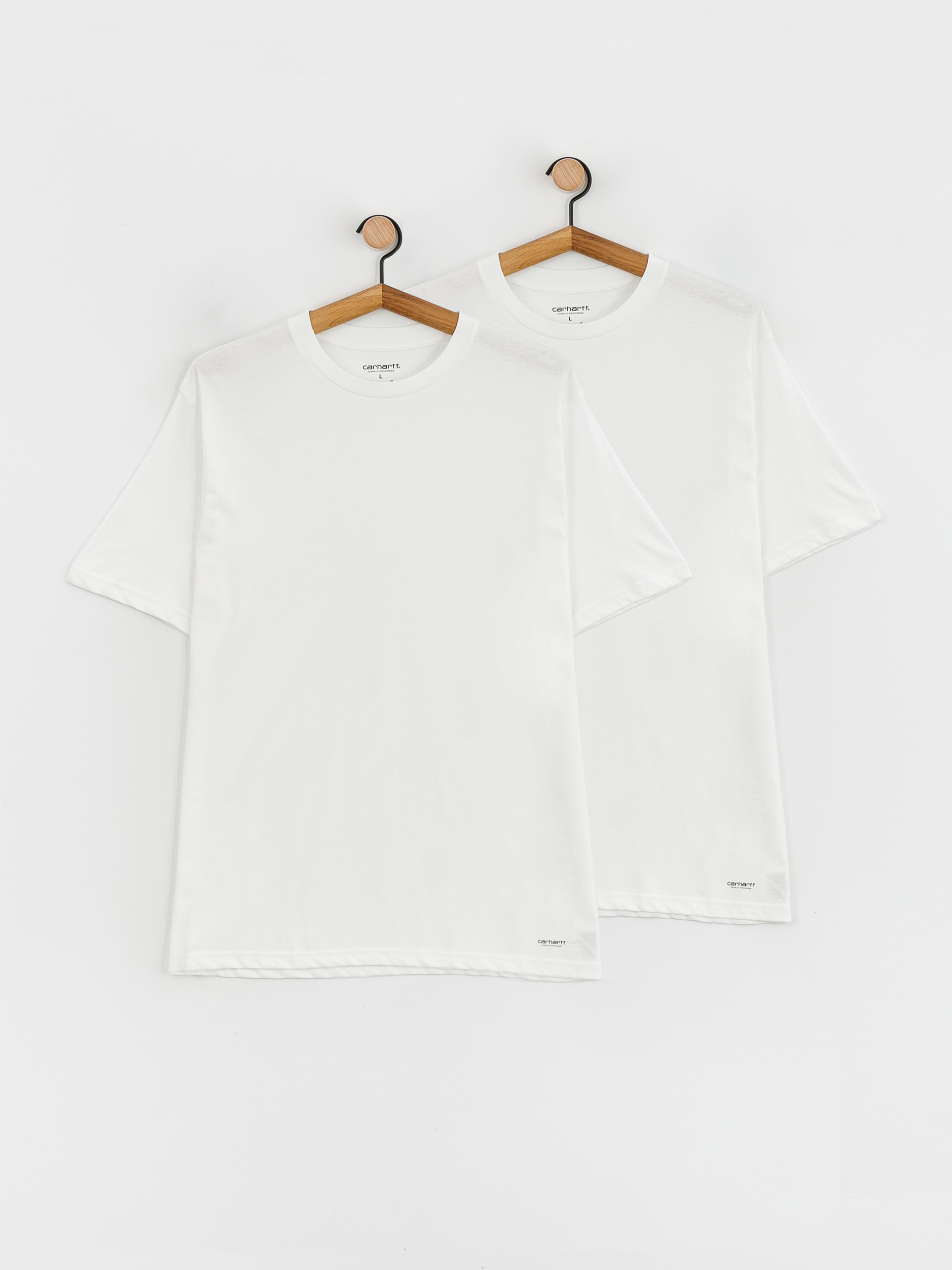 Carhartt WIP Standard Crew Neck 2-pack póló (white white)