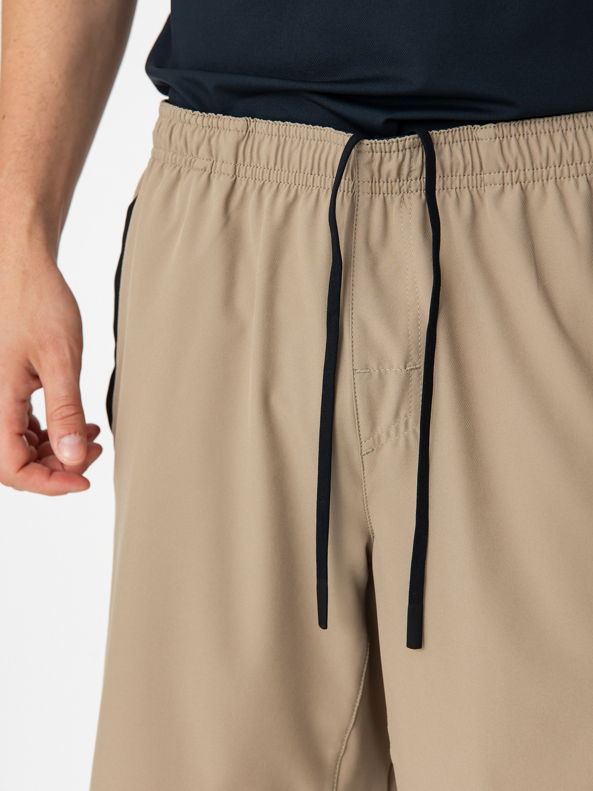 RVCA Yogger Stretch 17 Rövidnadrág (dark heather)