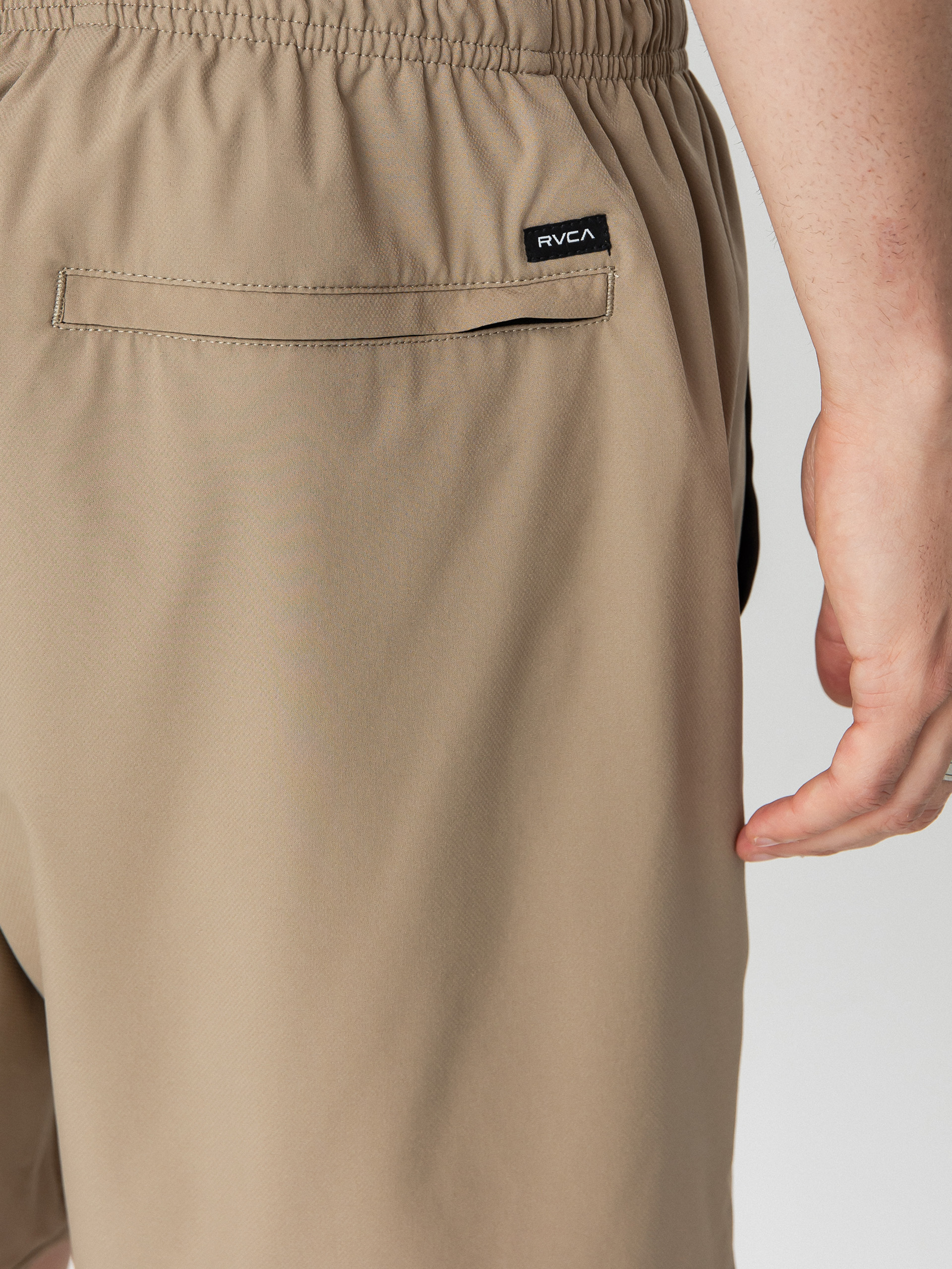 RVCA Yogger Stretch 17 Rövidnadrág (dark heather)