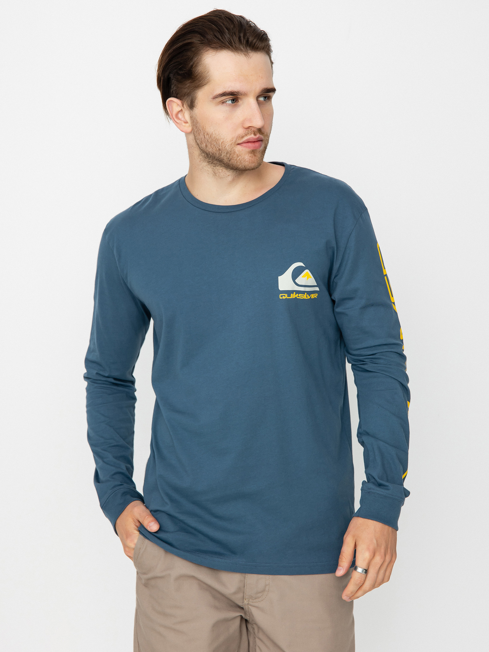 Quiksilver Omni Logo Hosszú ujjú felső (bering sea)