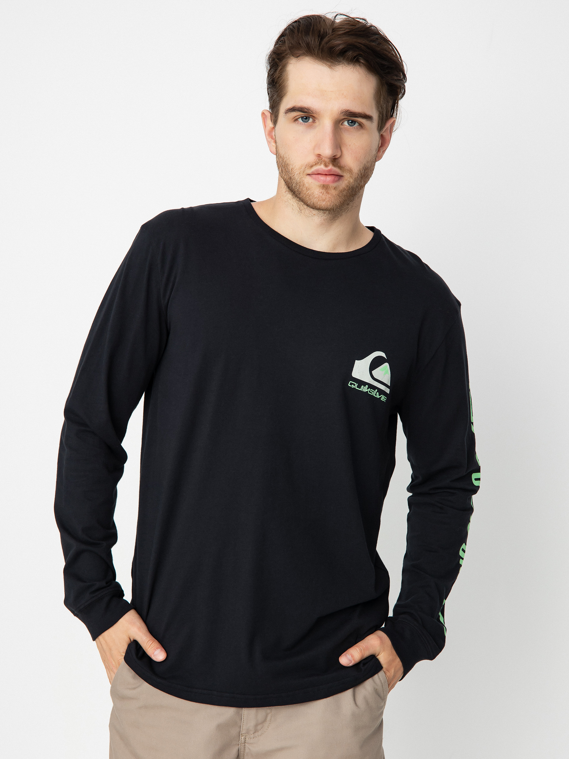 Quiksilver Omni Logo Hosszú ujjú felső (black)