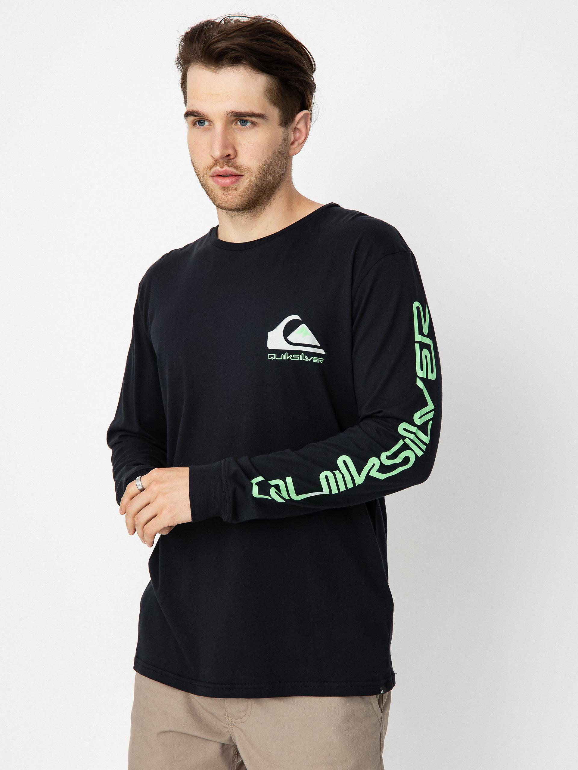 Quiksilver Omni Logo Hosszú ujjú felső (black)