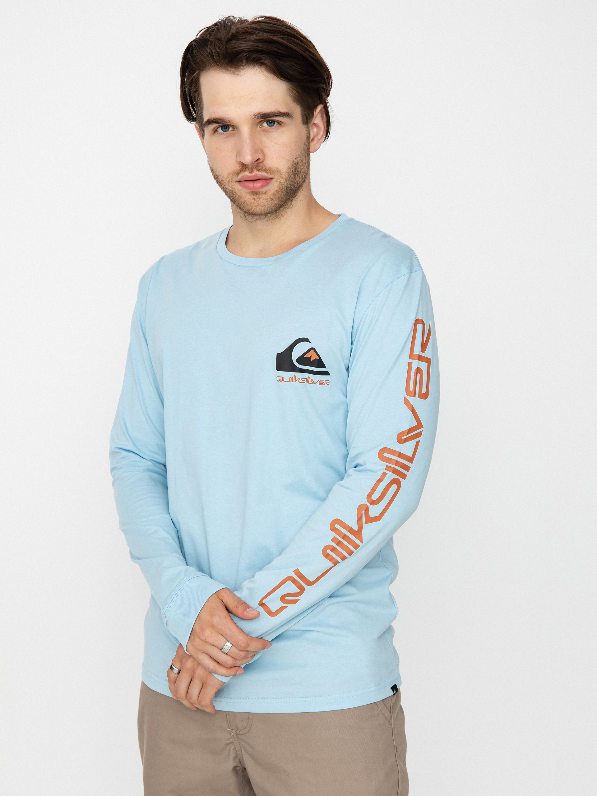 Quiksilver Omni Logo Hosszú ujjú felső (clear sky)