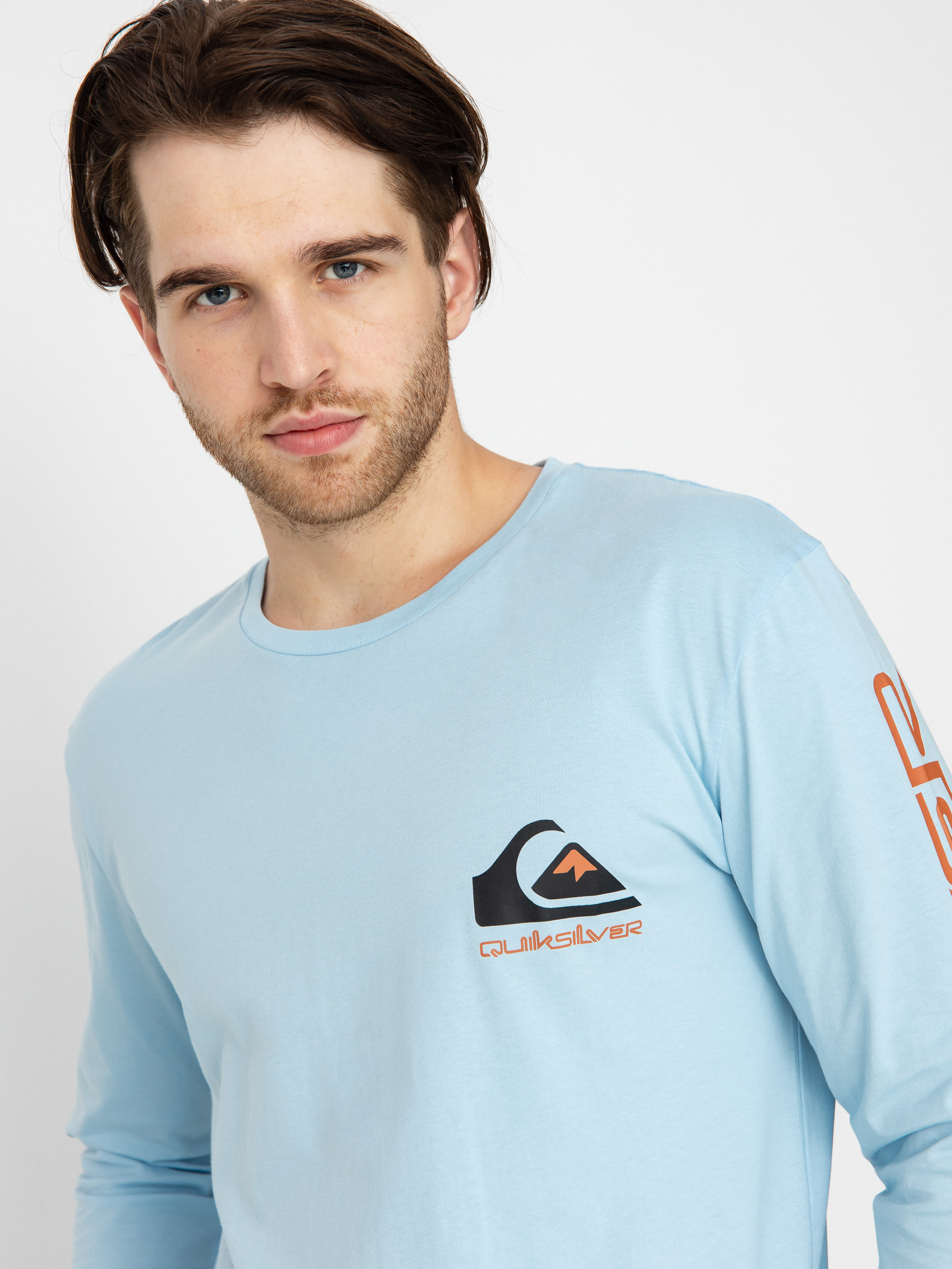 Quiksilver Omni Logo Hosszú ujjú felső (clear sky)