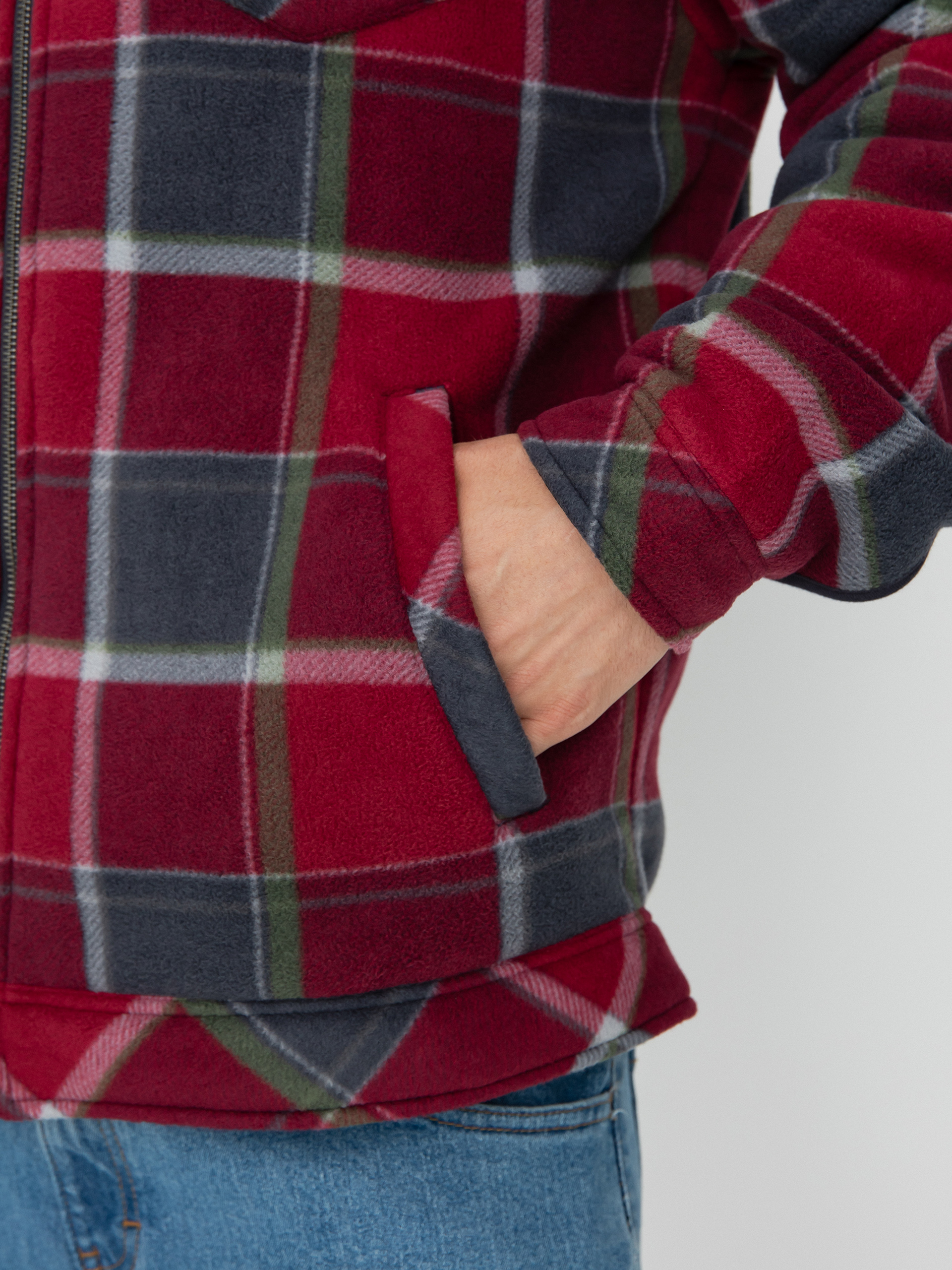 Férfi Quiksilver Tolala Polár pulóver (tibetan red tolala)