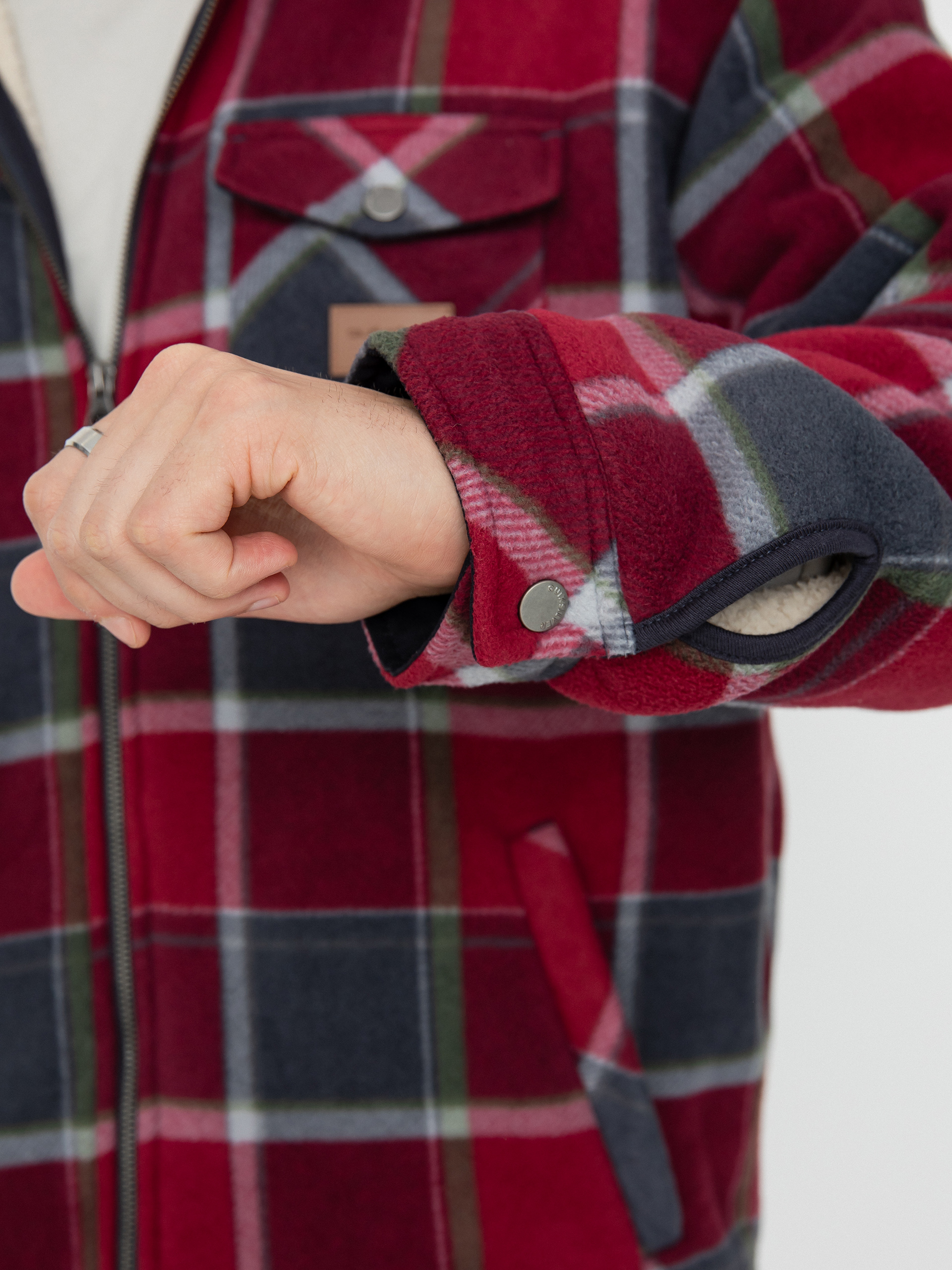 Férfi Quiksilver Tolala Polár pulóver (tibetan red tolala)