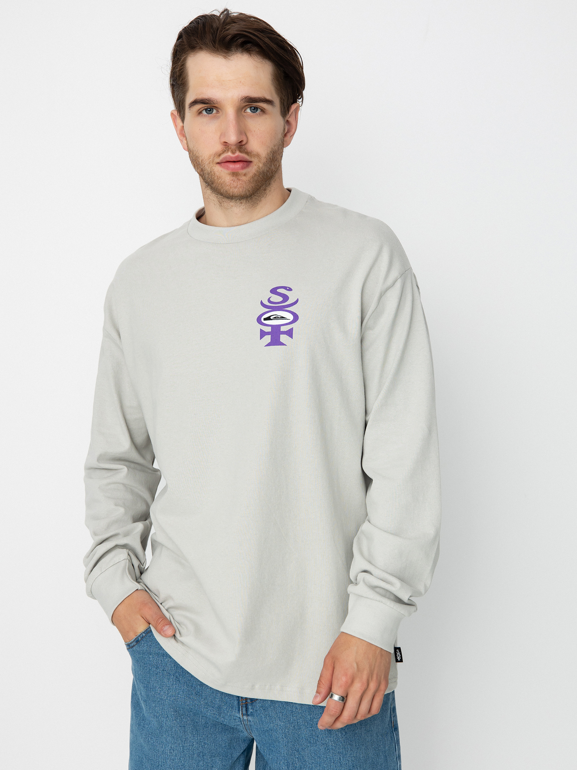 Quiksilver Stretch Sot Hosszú ujjú felső (gray violet)