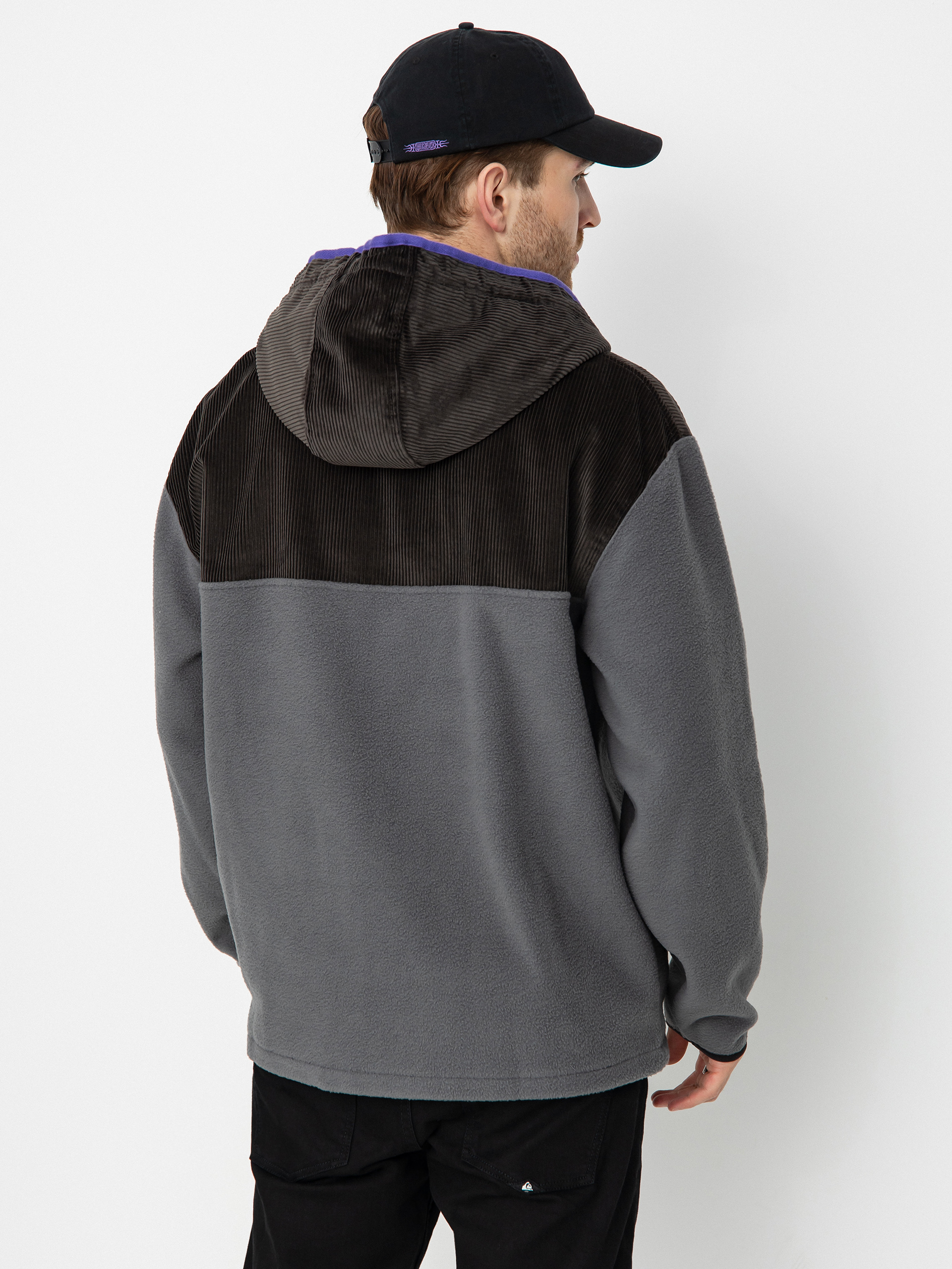 Férfi Quiksilver Flamingsot Polár pulóver (phantom)