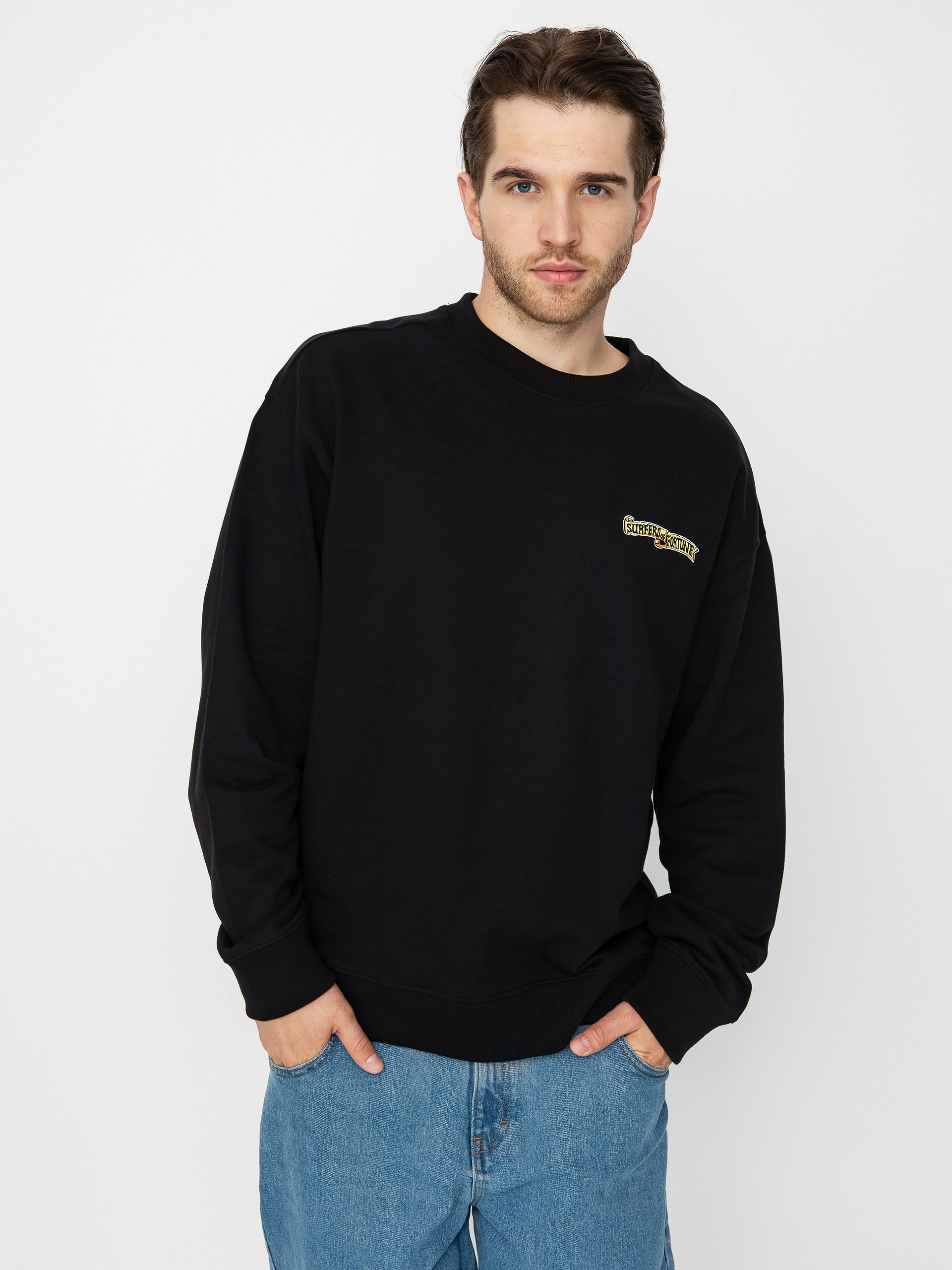 Quiksilver Sof Crew Pulóver (black)