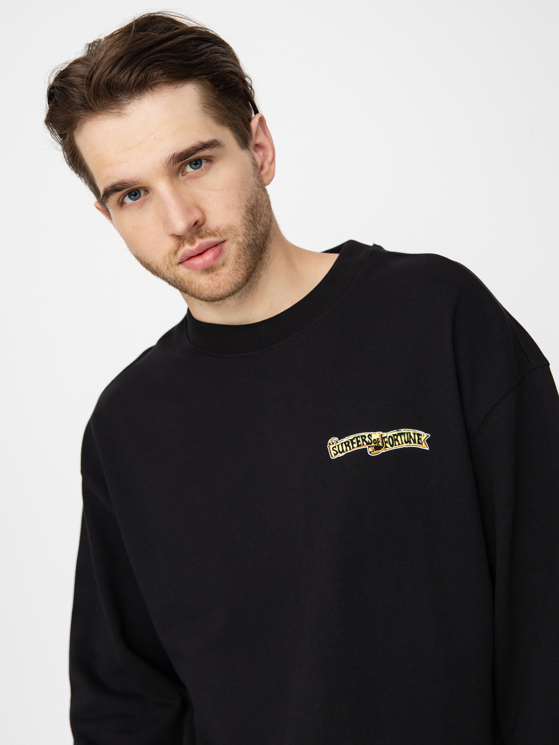 Quiksilver Sof Crew Pulóver (black)