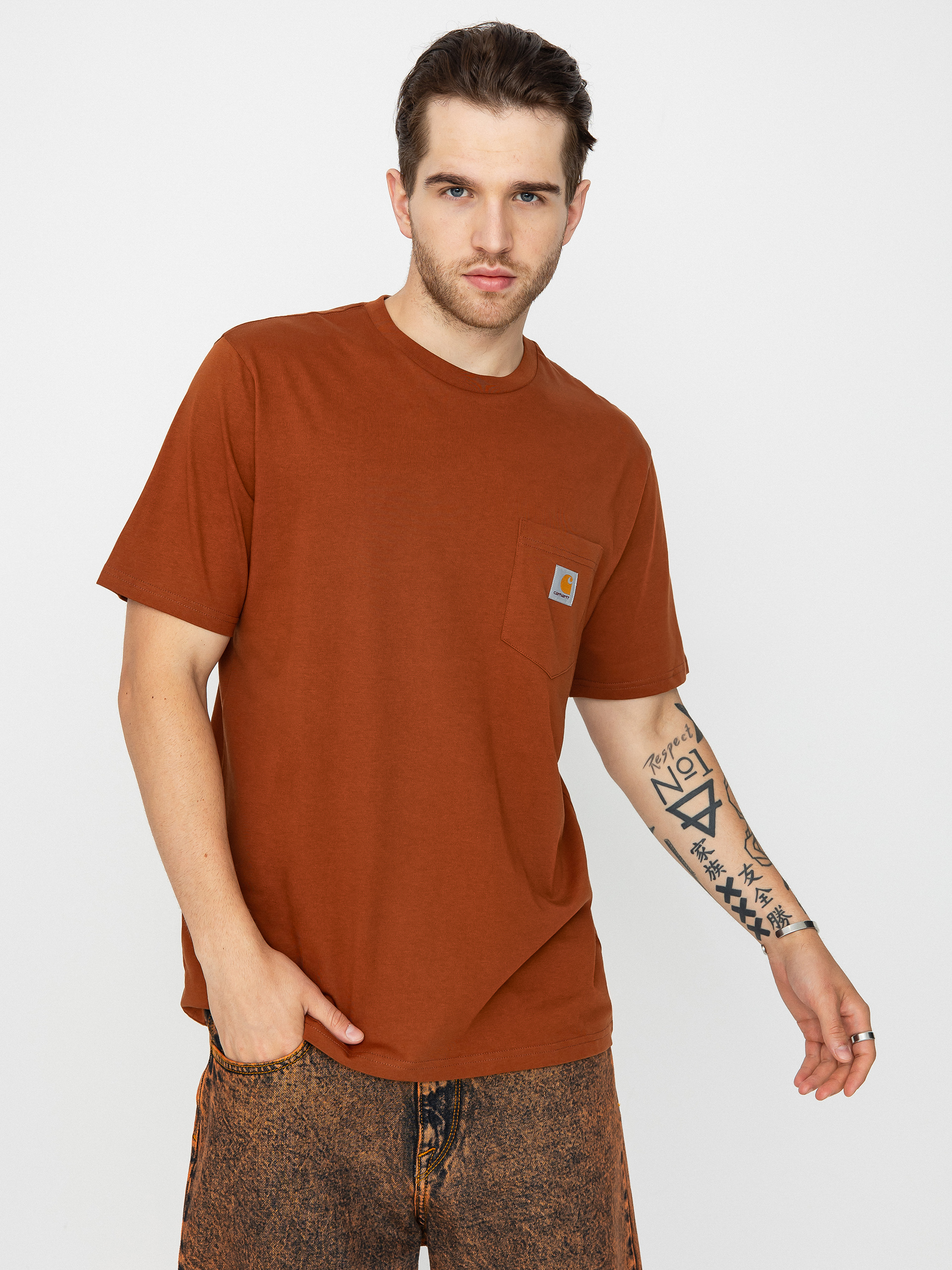 Carhartt WIP Pocket póló (beaver)